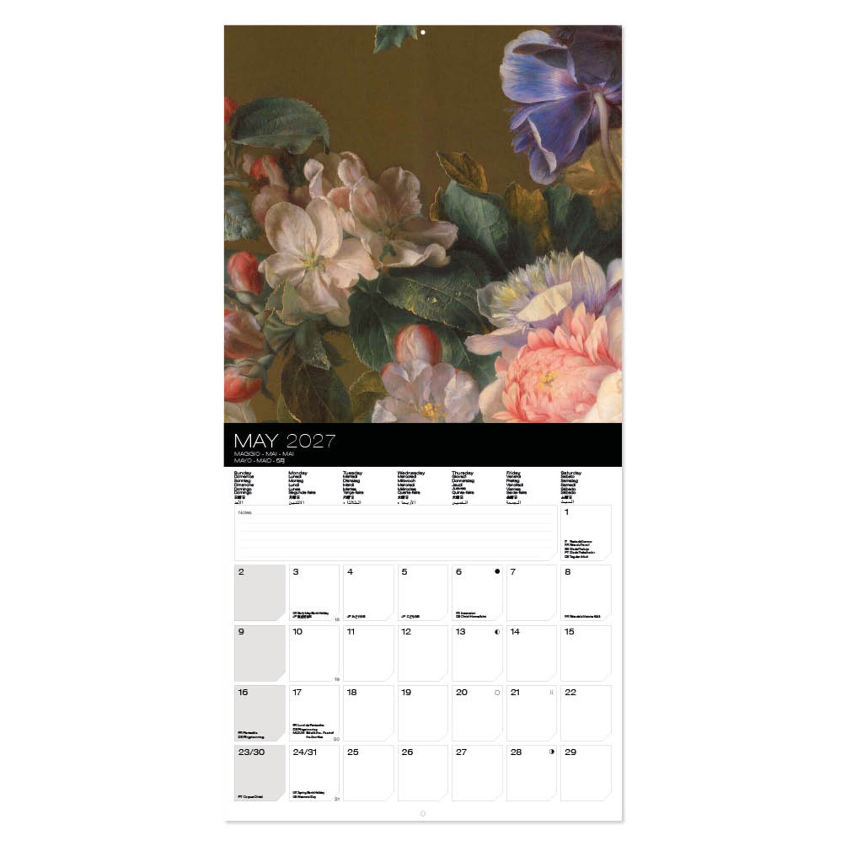 Jan van Huysum kalender 2027