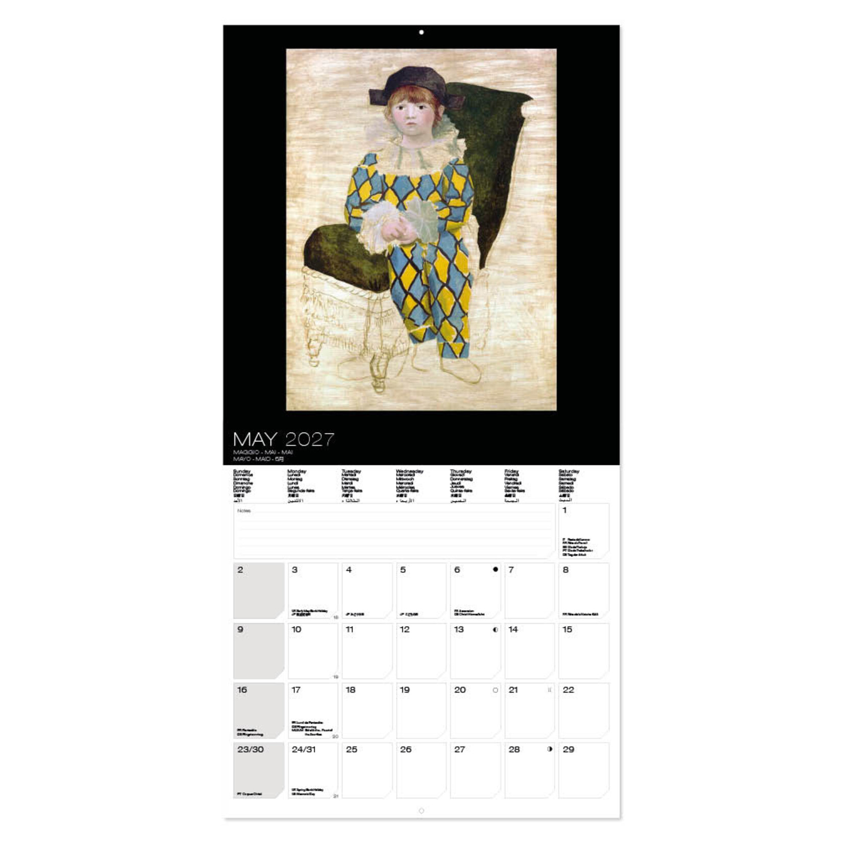 Picasso kalender 2027