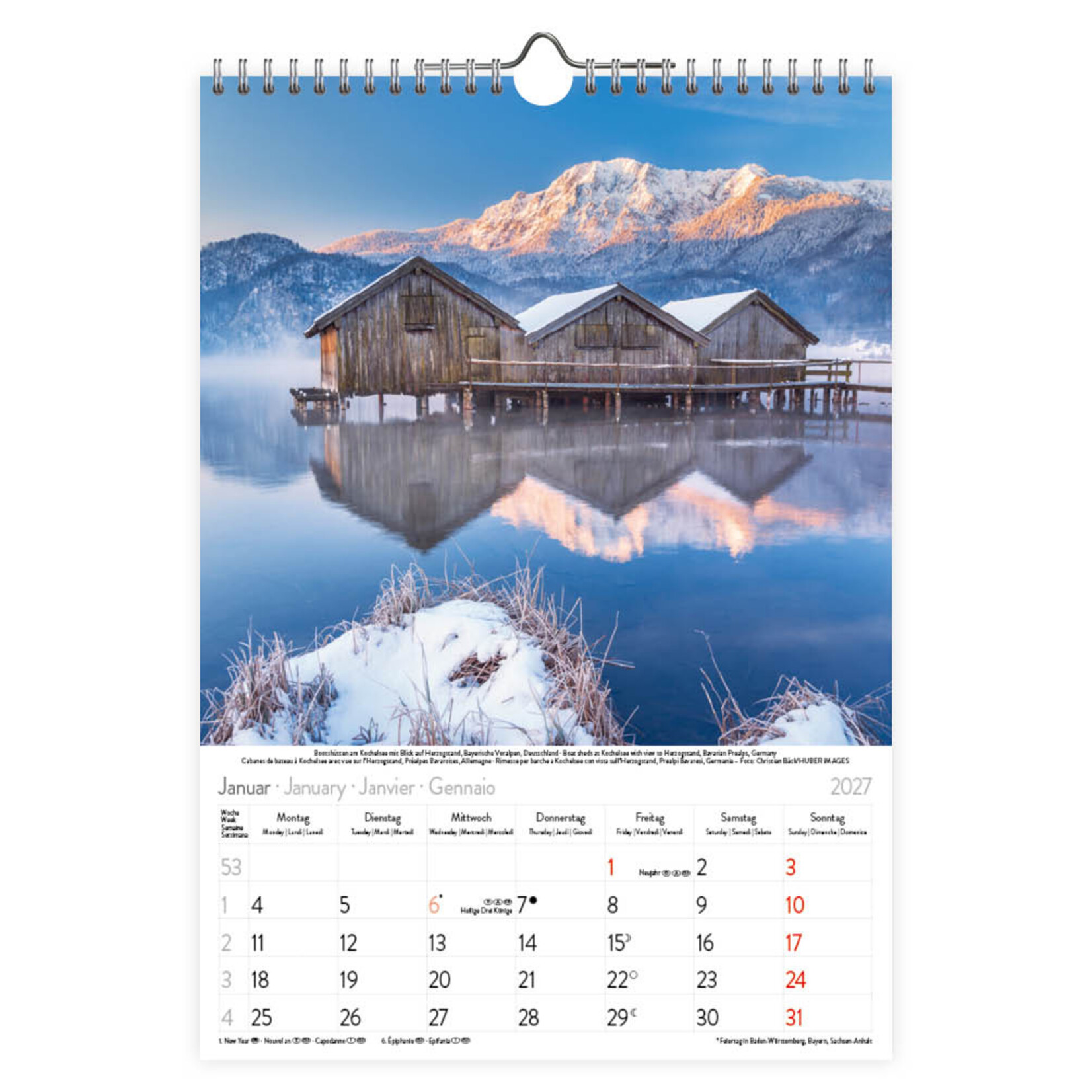 Alpen klein kalender 2027