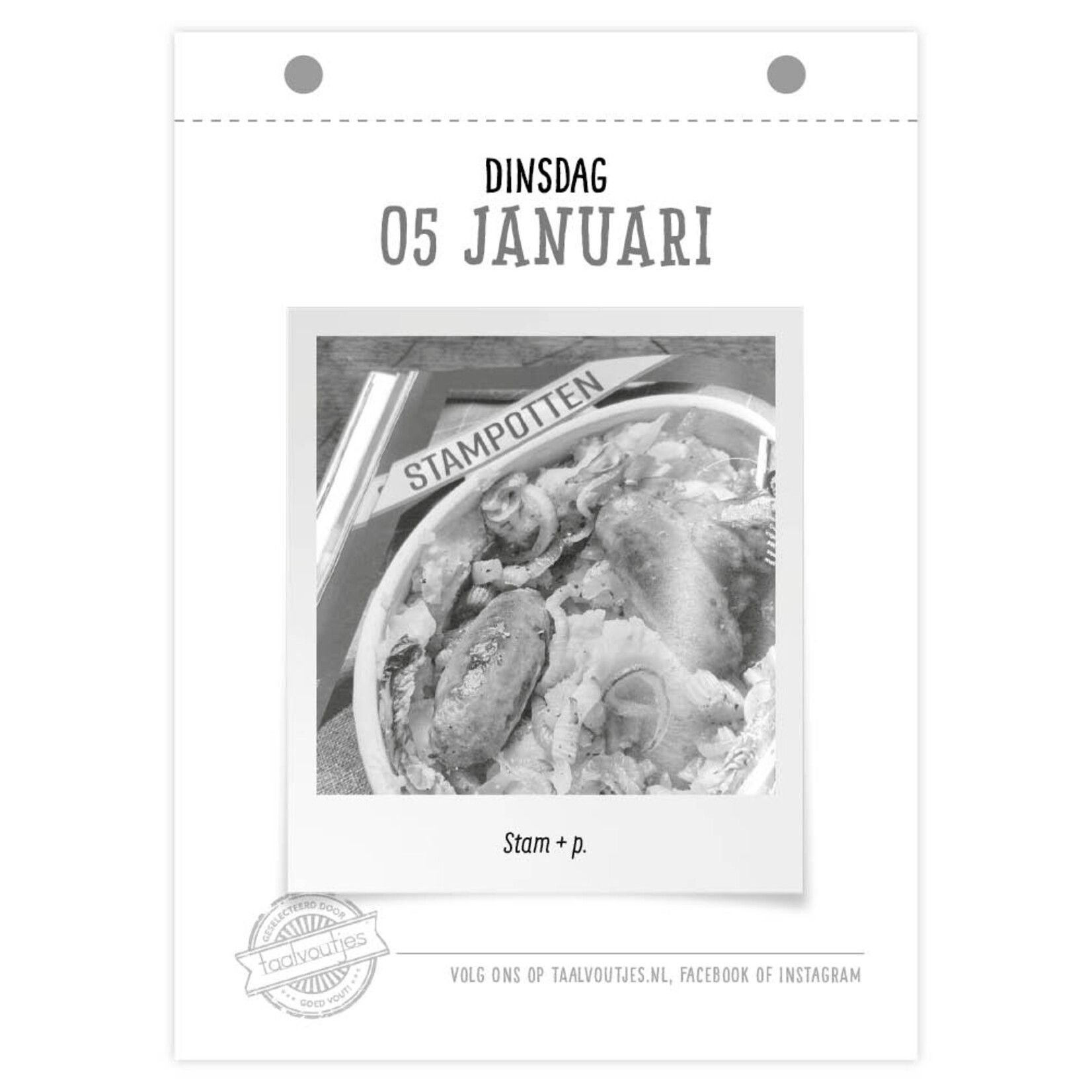 Taalvoutjes  de scheurkalender 2027