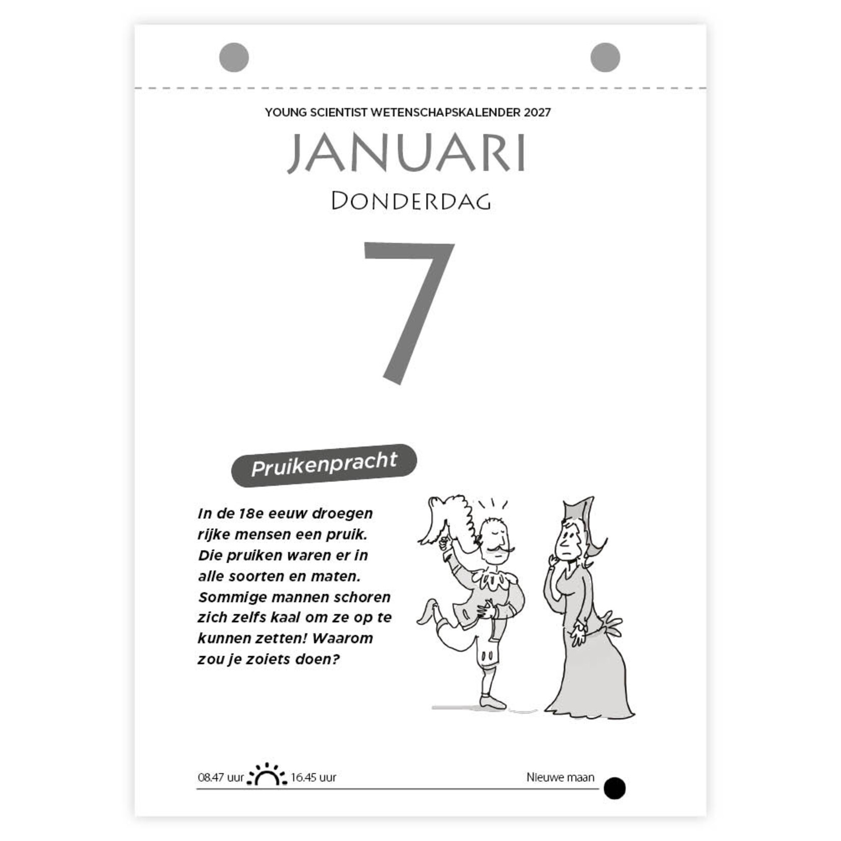 Young Scientist Wetenschapsscheurkalender 2027