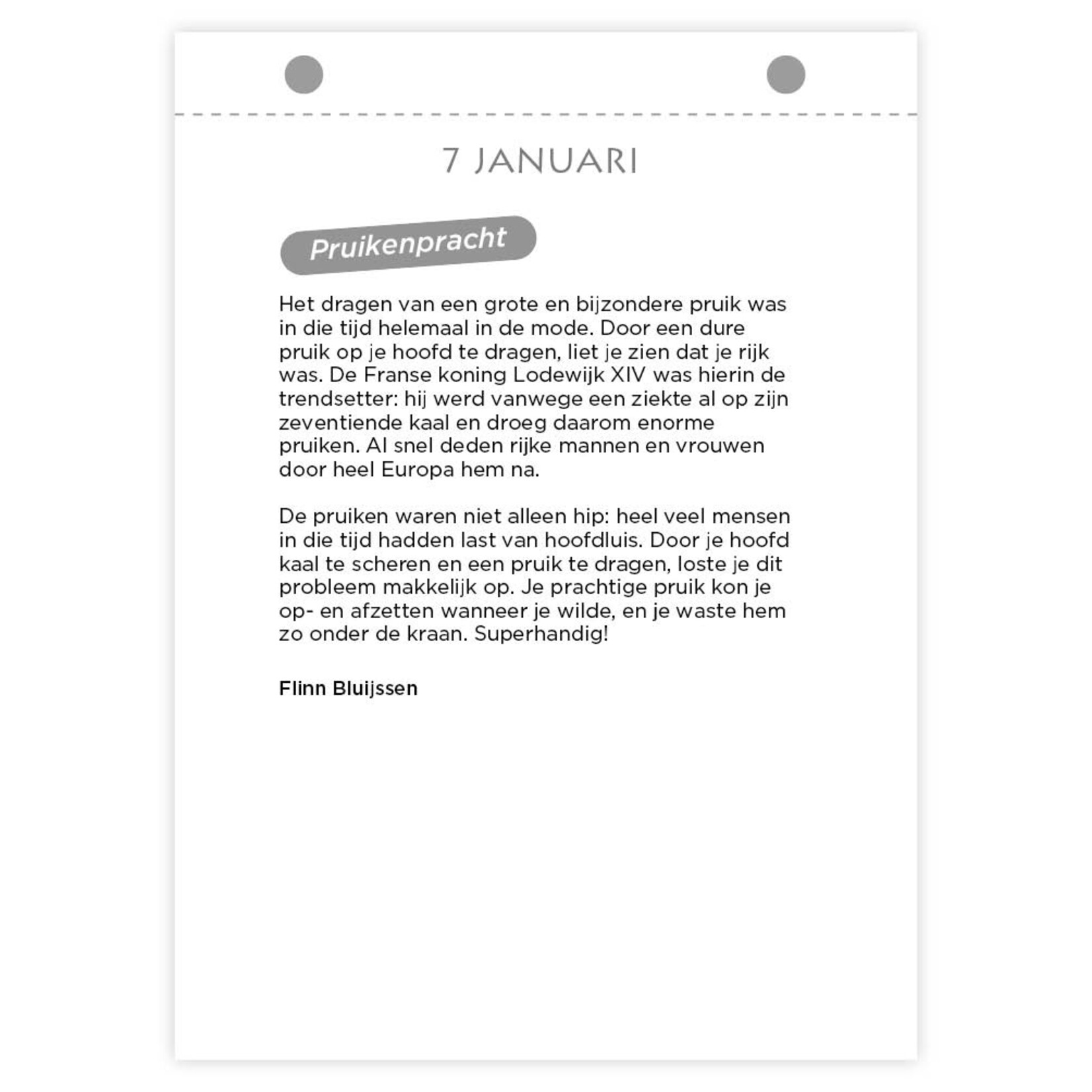 Young Scientist Wetenschapsscheurkalender 2027