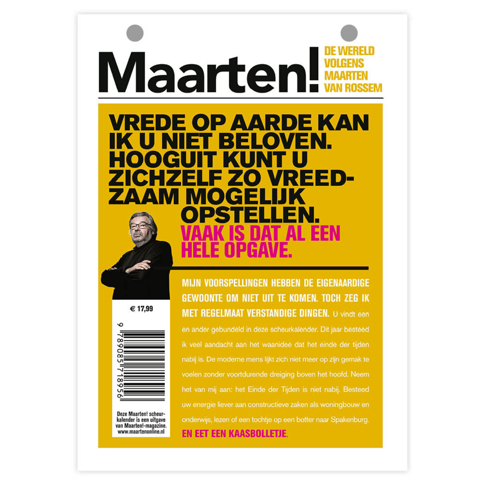 Maarten scheurkalender 2027