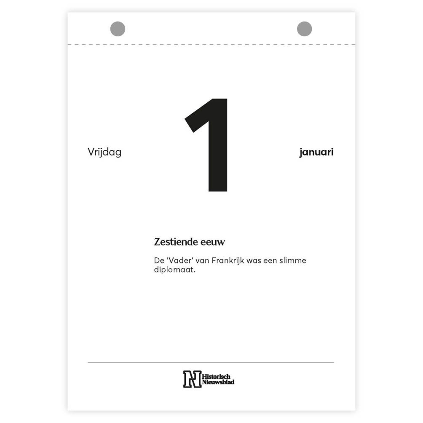Historische scheurkalender 2027