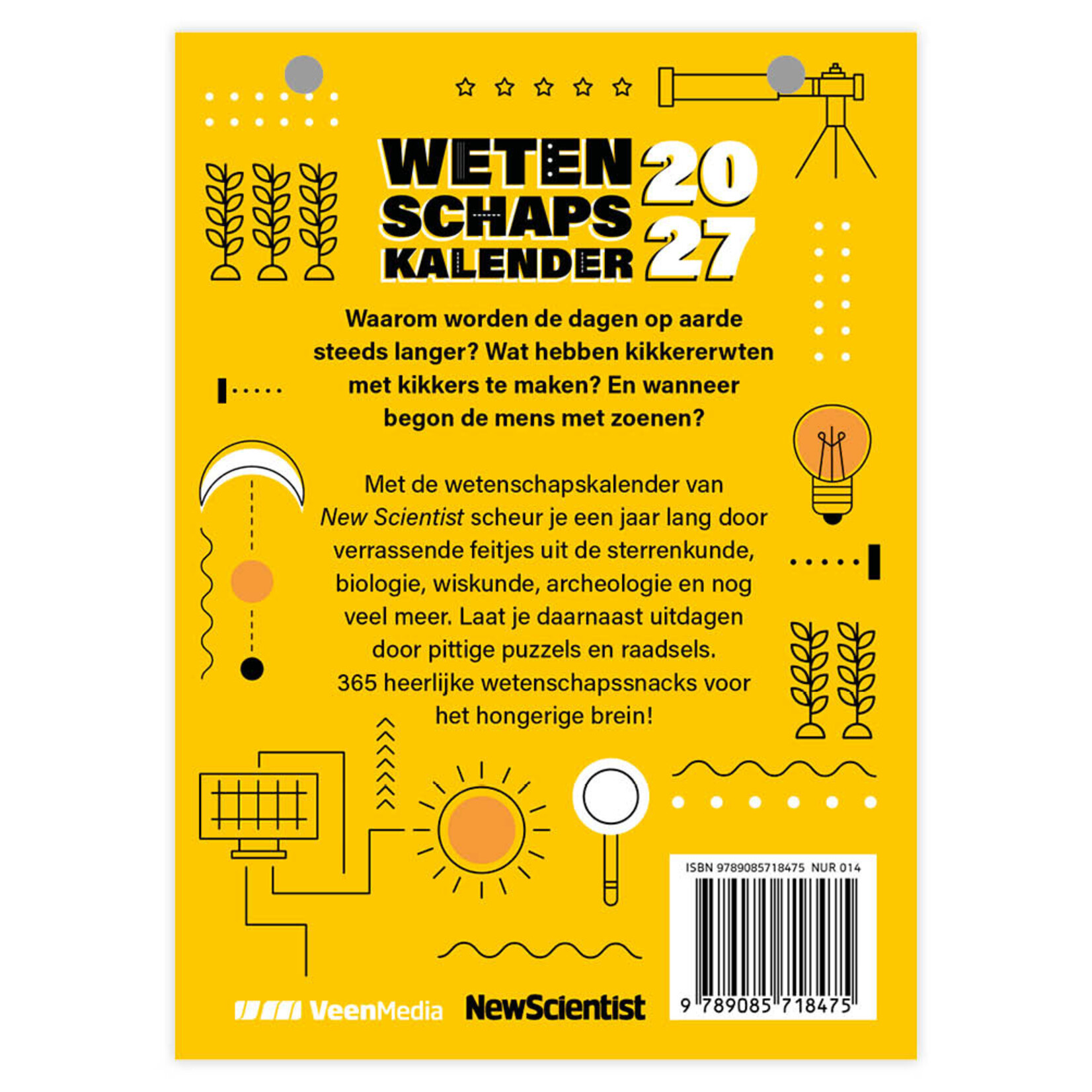 Wetenschapsscheurkalender 2027
