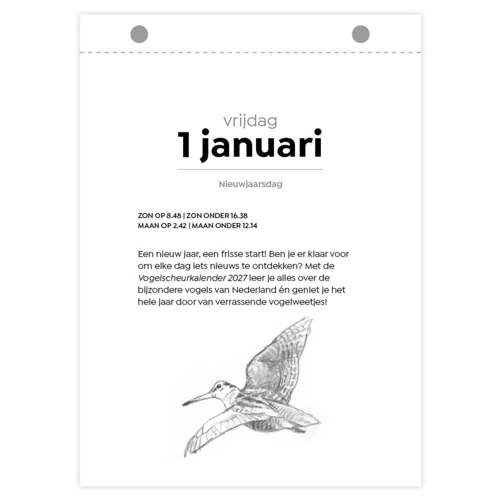 Vogelscheurkalender 2027