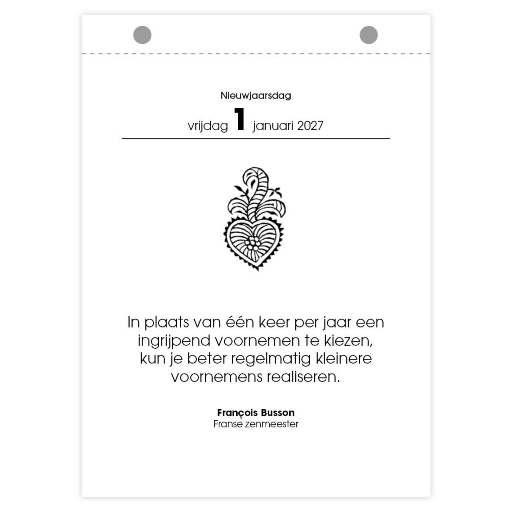 Happinez spirituele scheurkalender 2027