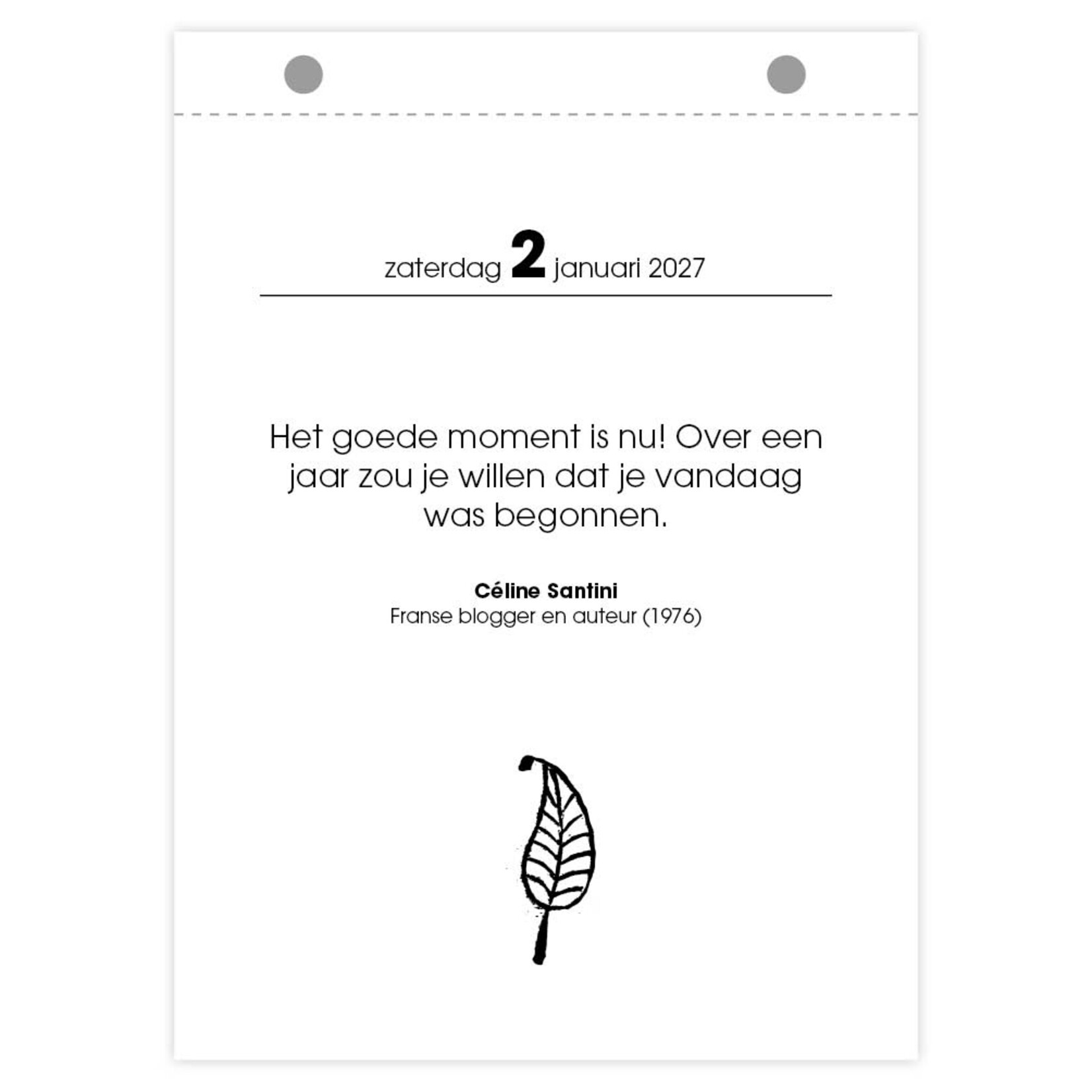 Happinez spirituele scheurkalender 2027