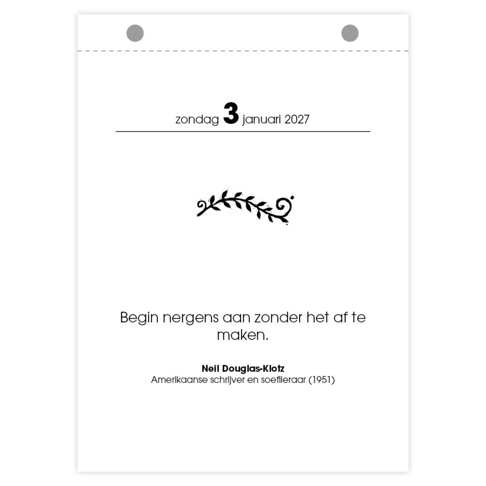 Happinez spirituele scheurkalender 2027