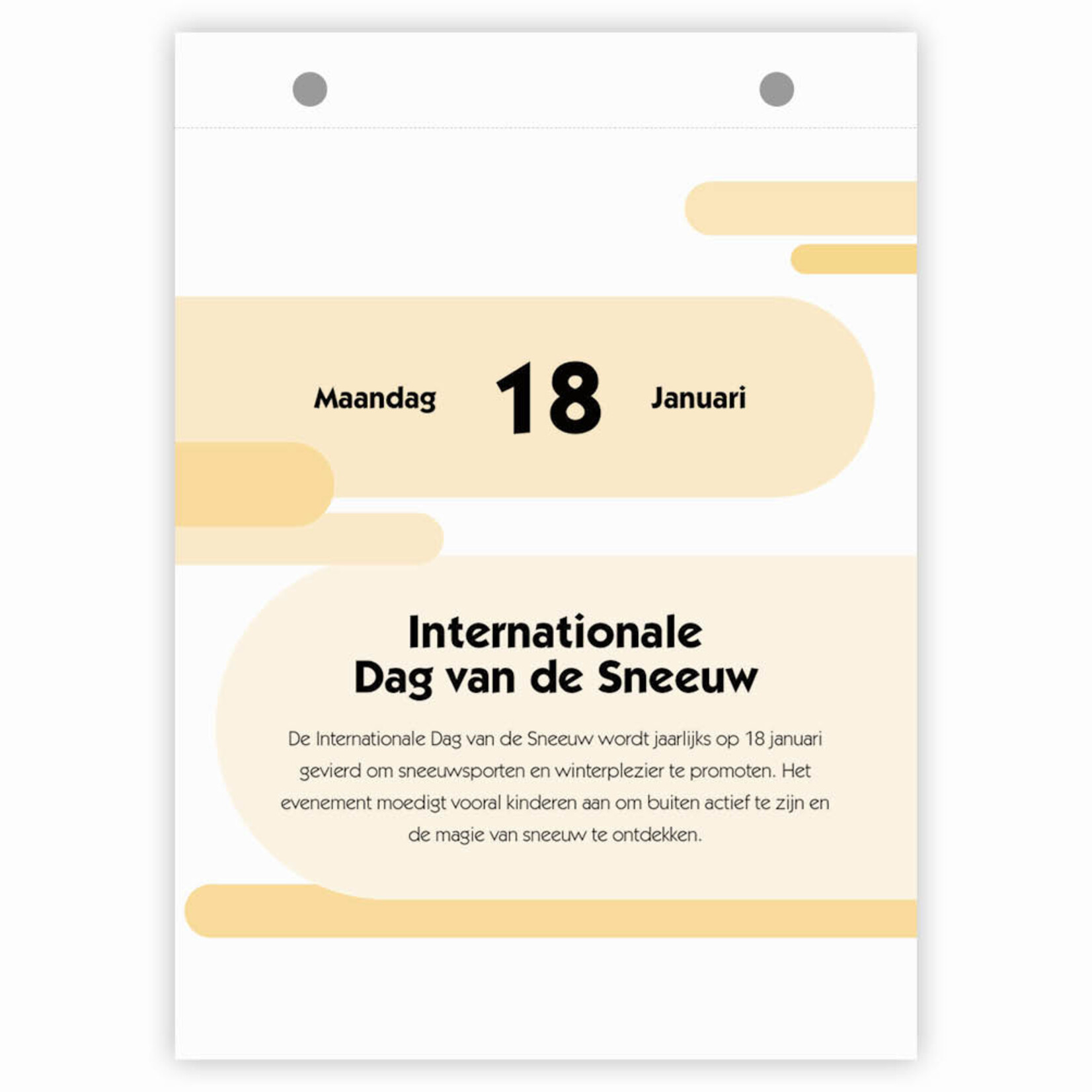 Elke Dag Wat scheurkalender 2027