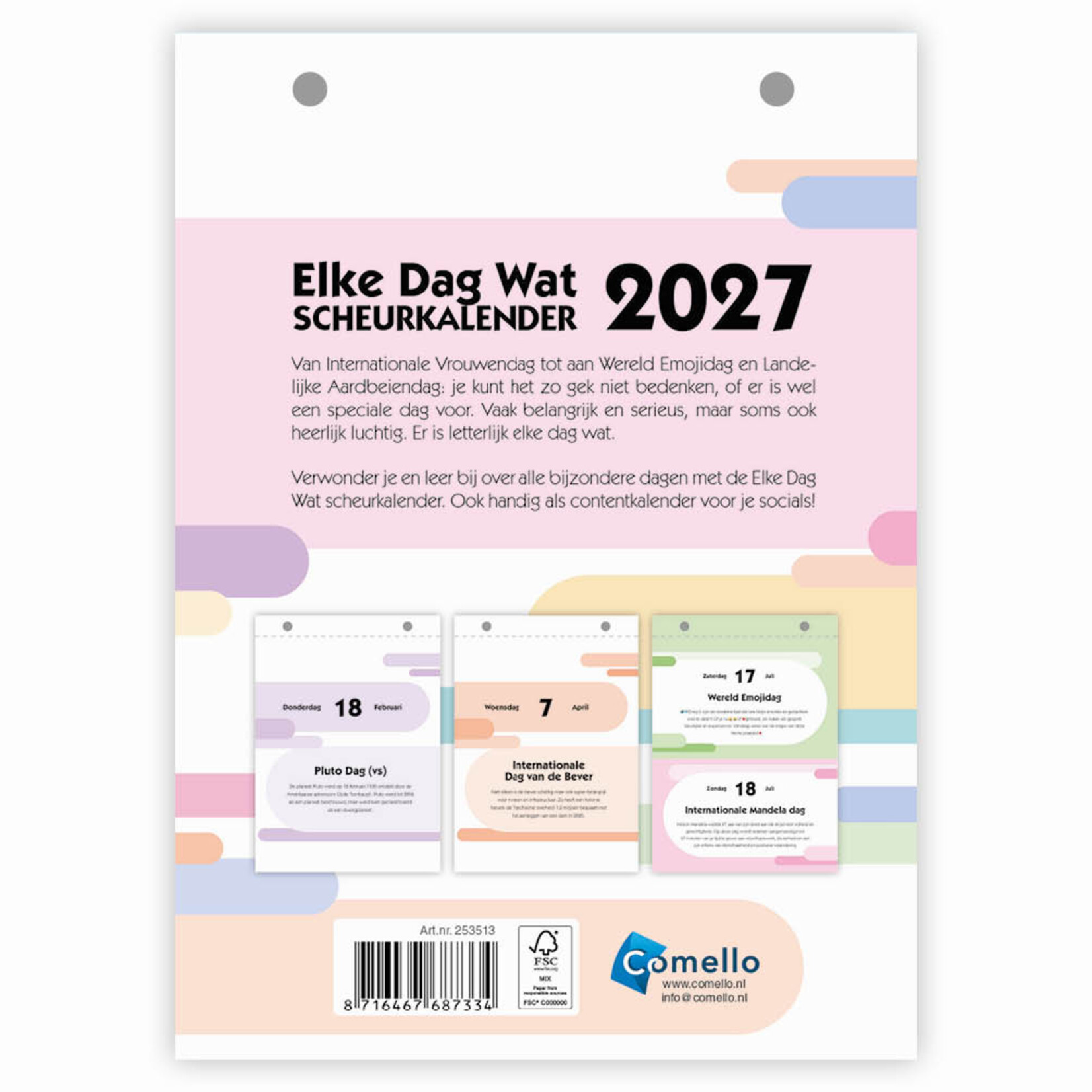 Elke Dag Wat scheurkalender 2027