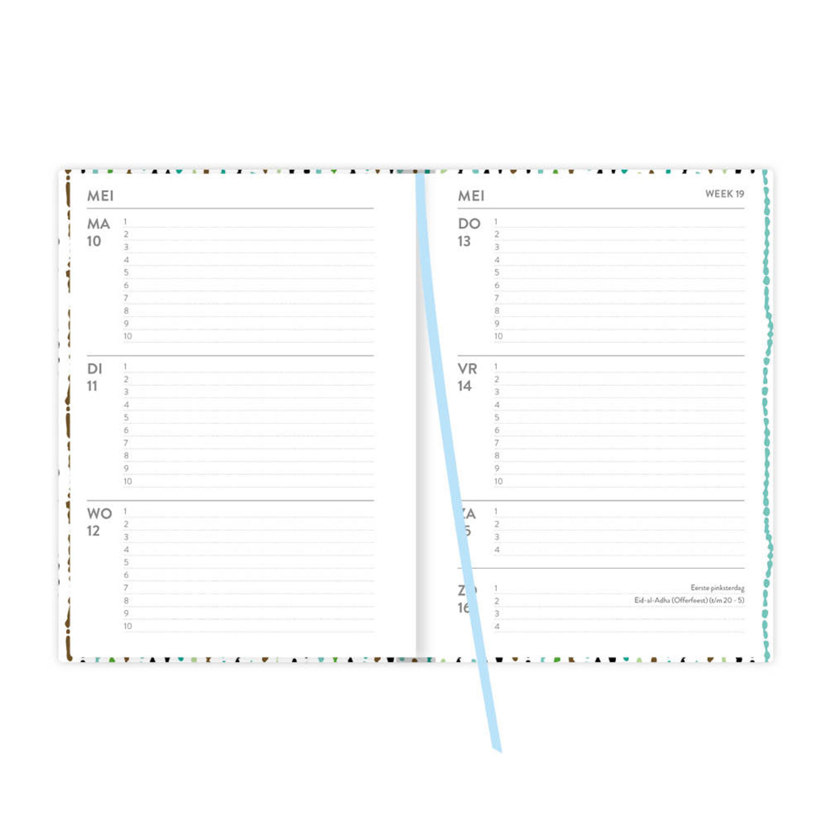 Weekagenda small Natural Lines 2027