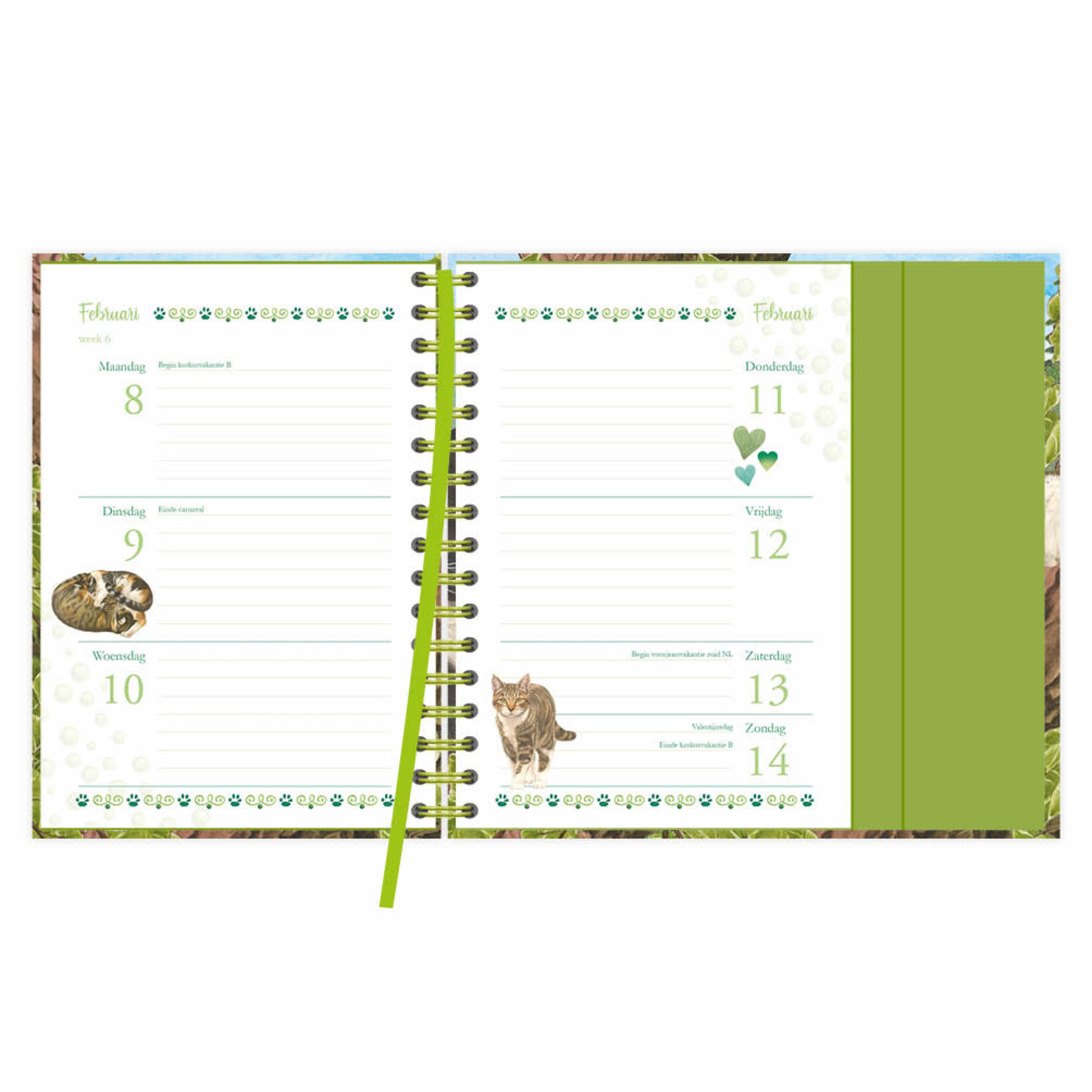 Franciens katten luxe spiraalagenda Bailey 2027