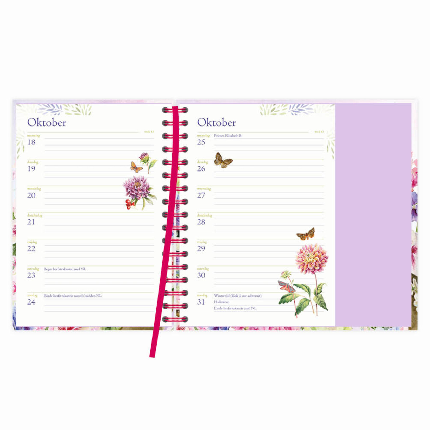 Janneke Brinkman luxe spiraalagenda Hibiscus 2027