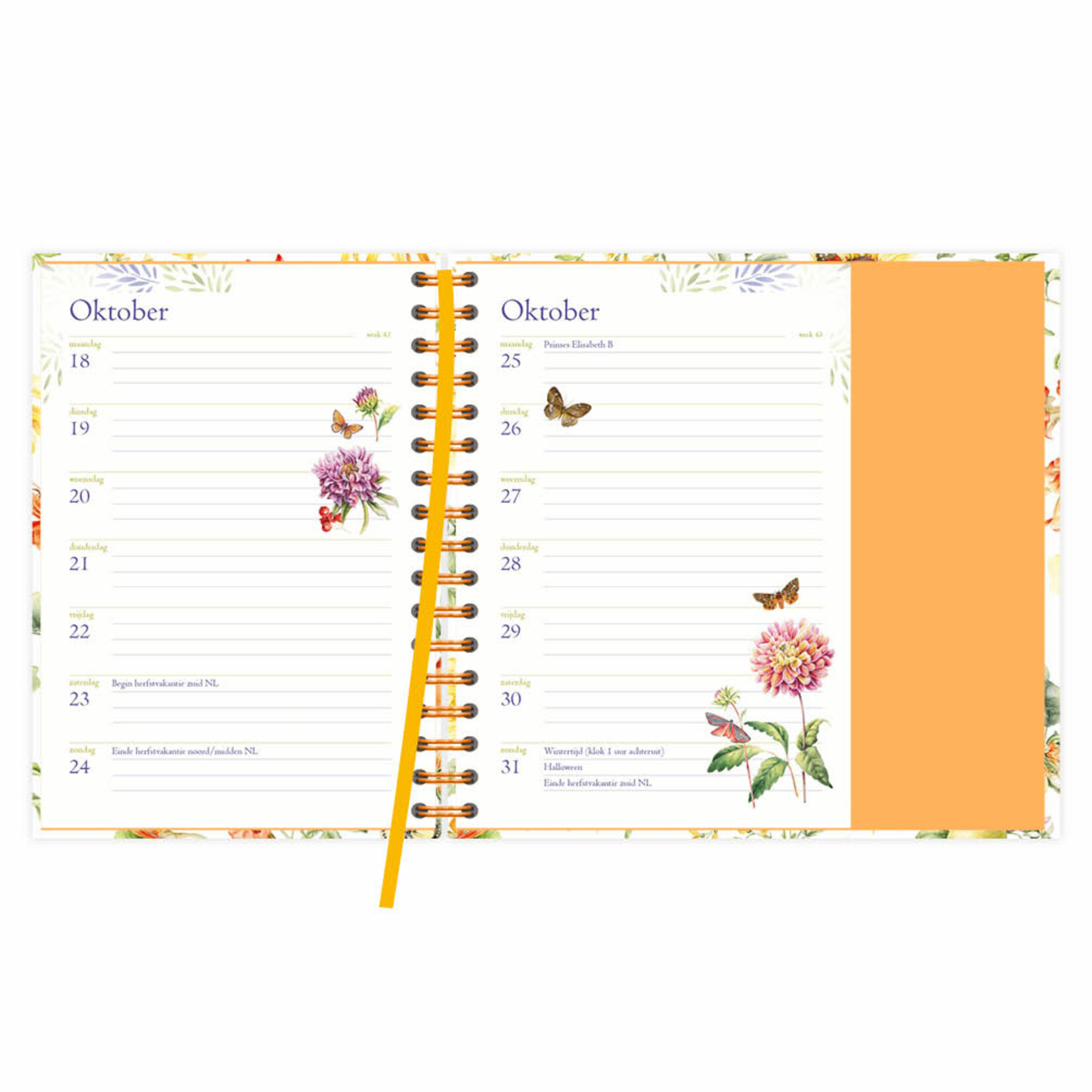 Janneke Brinkman luxe spiraalagenda Gele Bloemen 2027