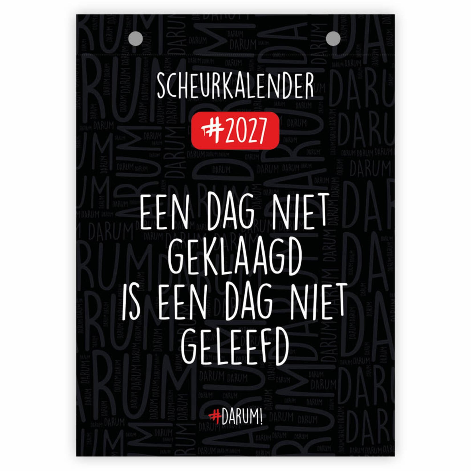 Darum Scheurkalender 2027