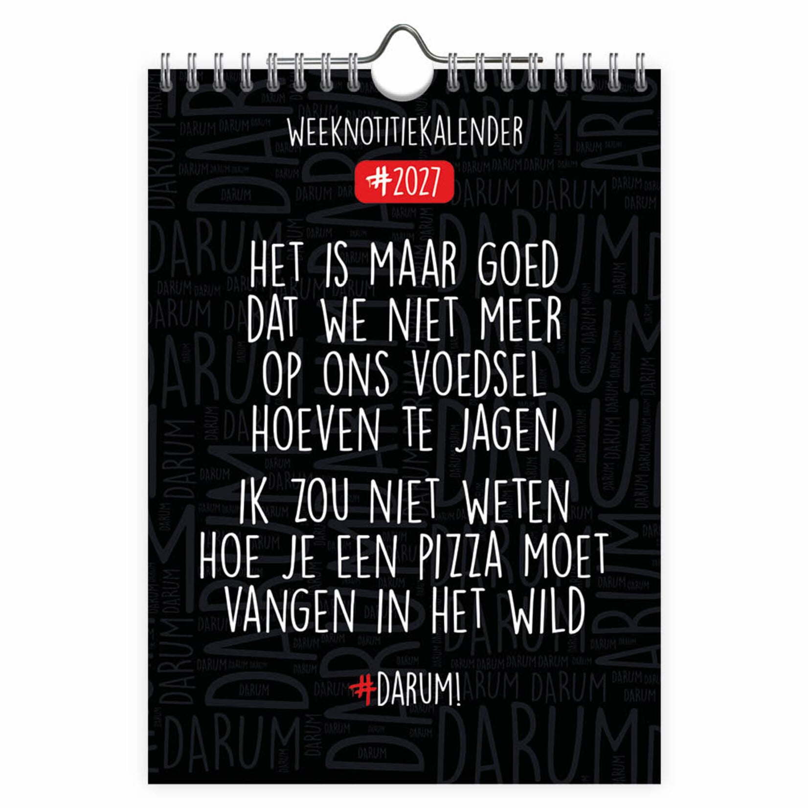 Darum WEEKnotitiekalender 2027