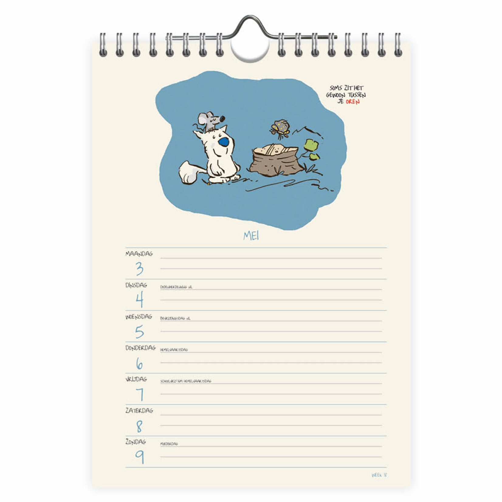 Doe eens lief WEEKnotitiekalender 2027