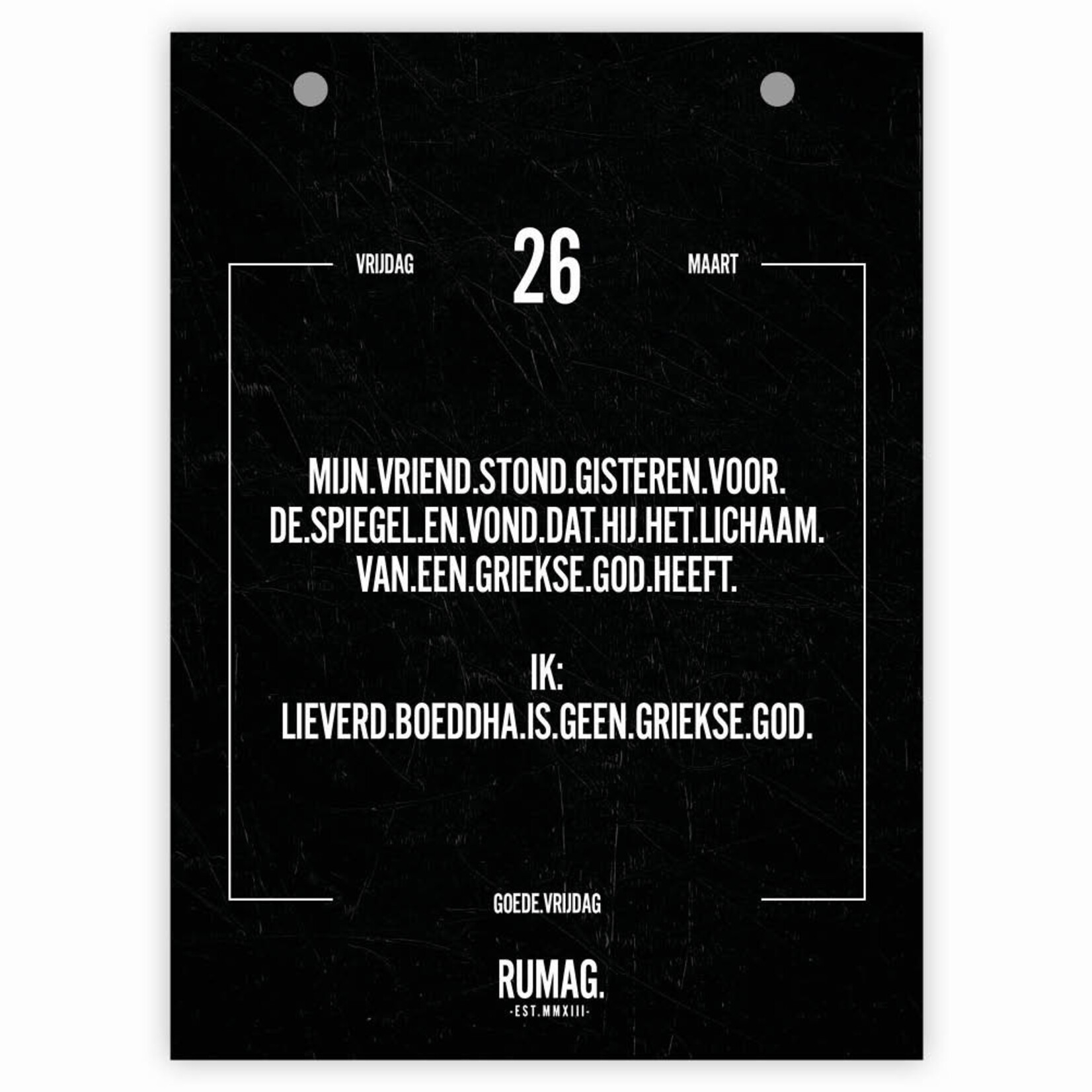 Rumag scheurkalender 2027
