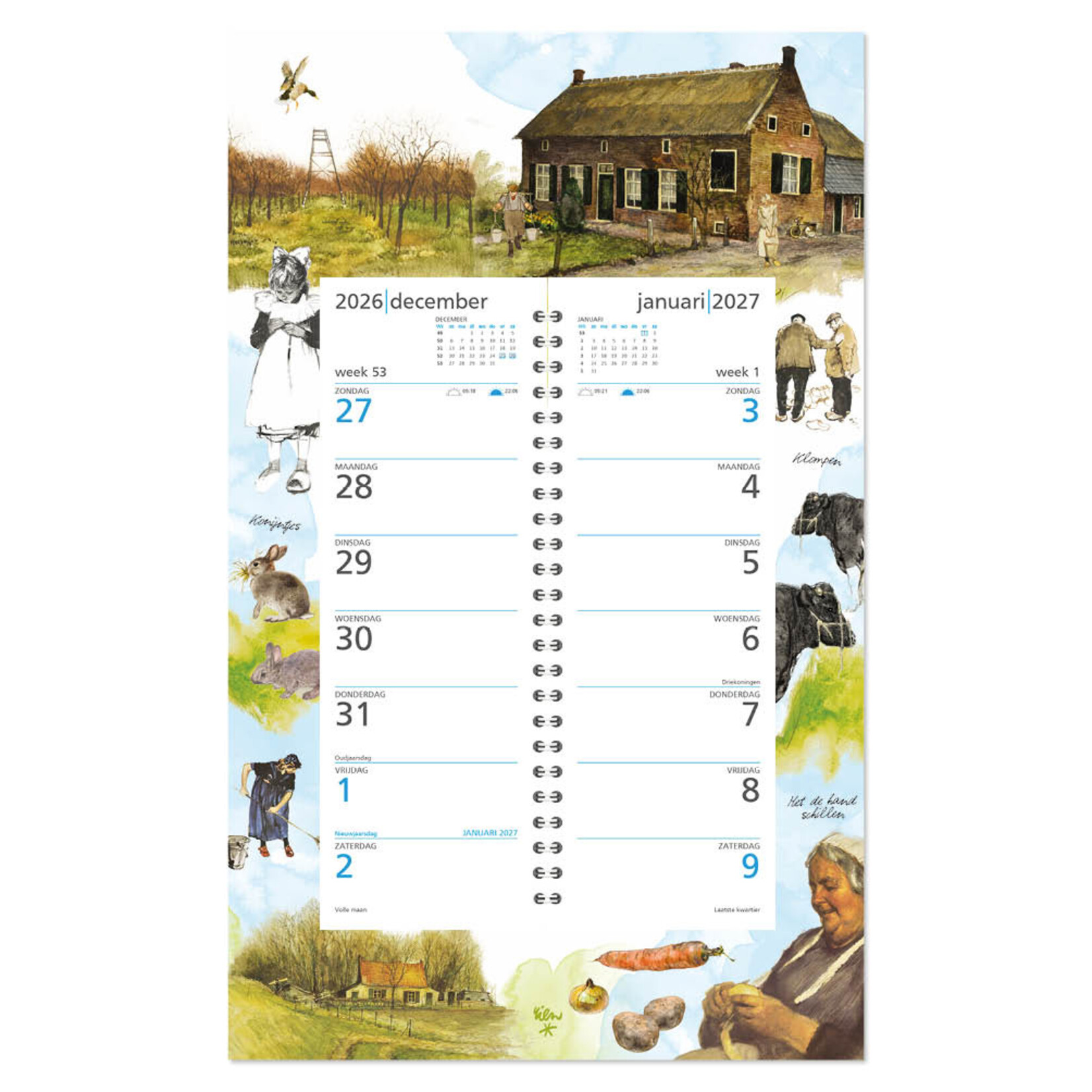 Rien Poortvliet WEEKomleg op schild LLDB Boomgaard  Boerderij 2027