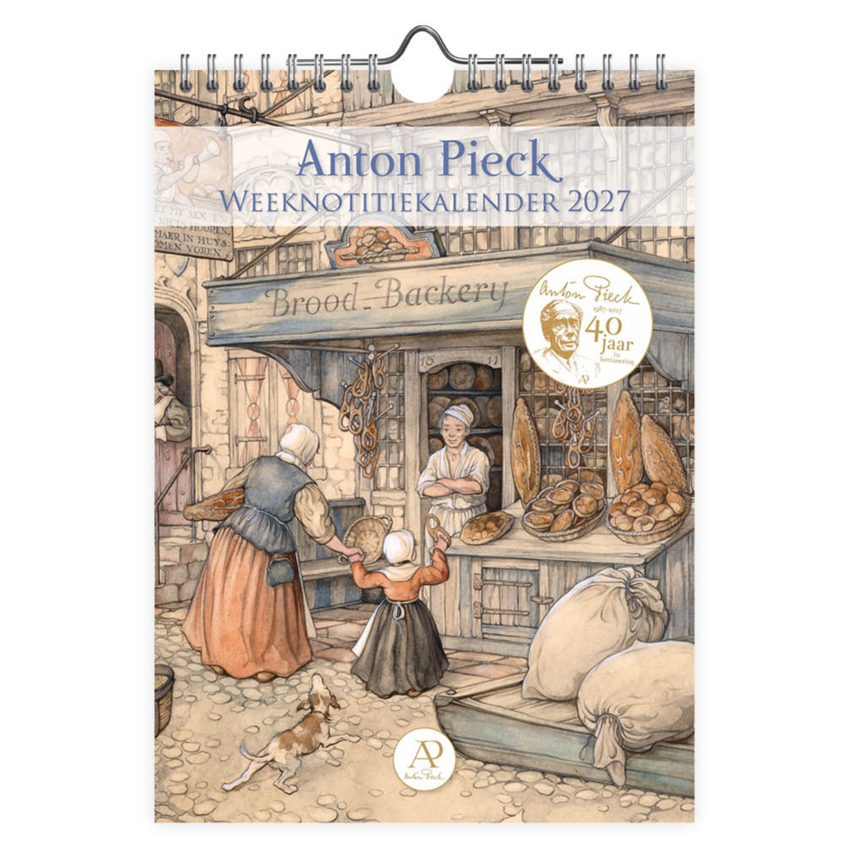 Anton Pieck WEEKnotitiekalender Brood Backery 2027