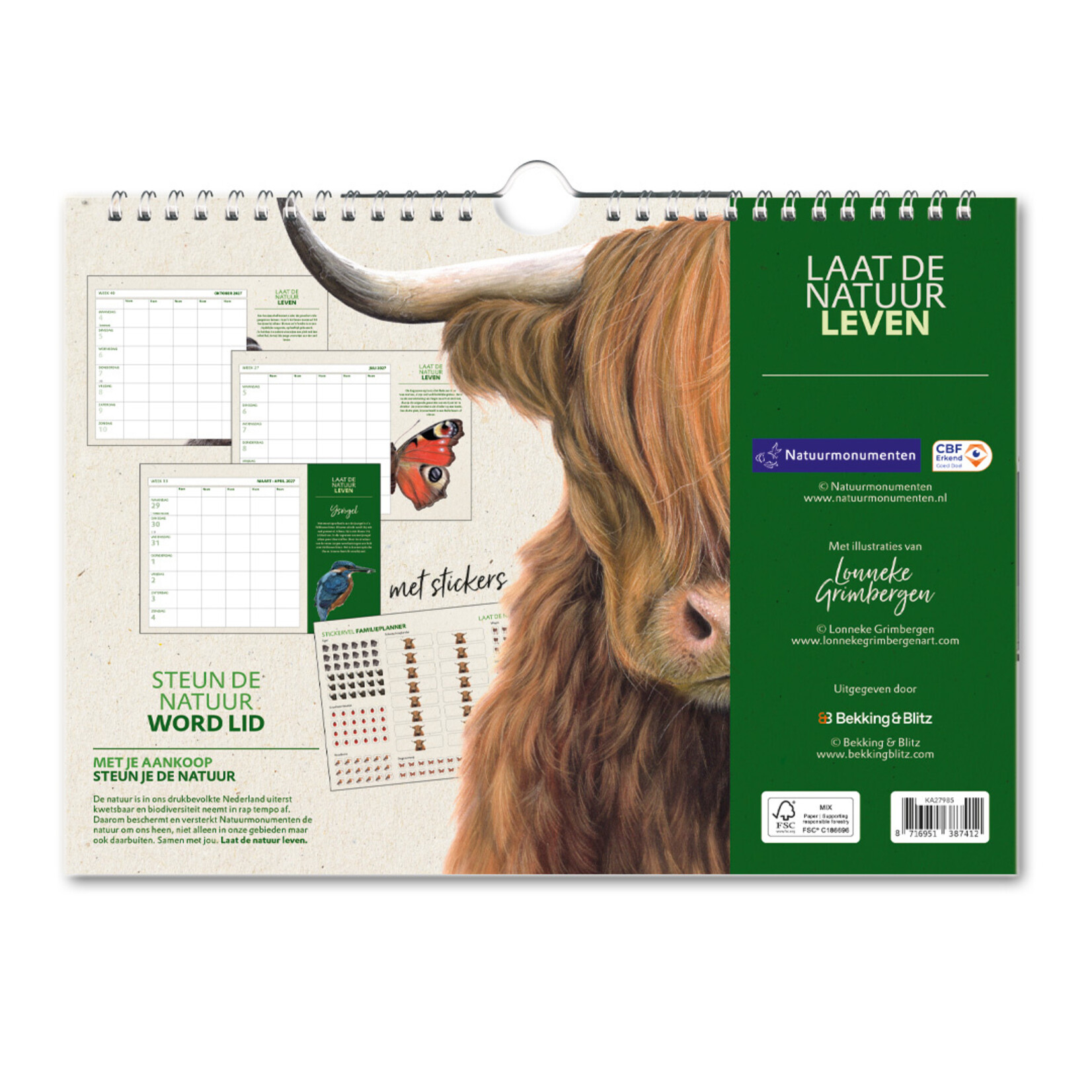 Natuurmonumenten familie planner 2027