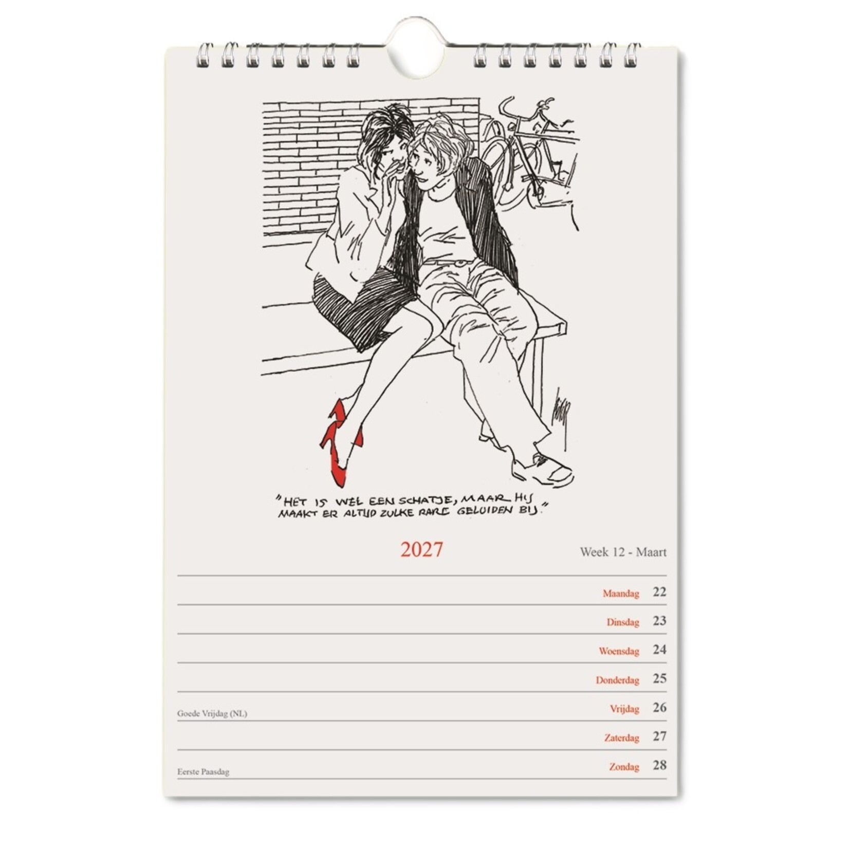 Peter van Straaten weekkalender 2027