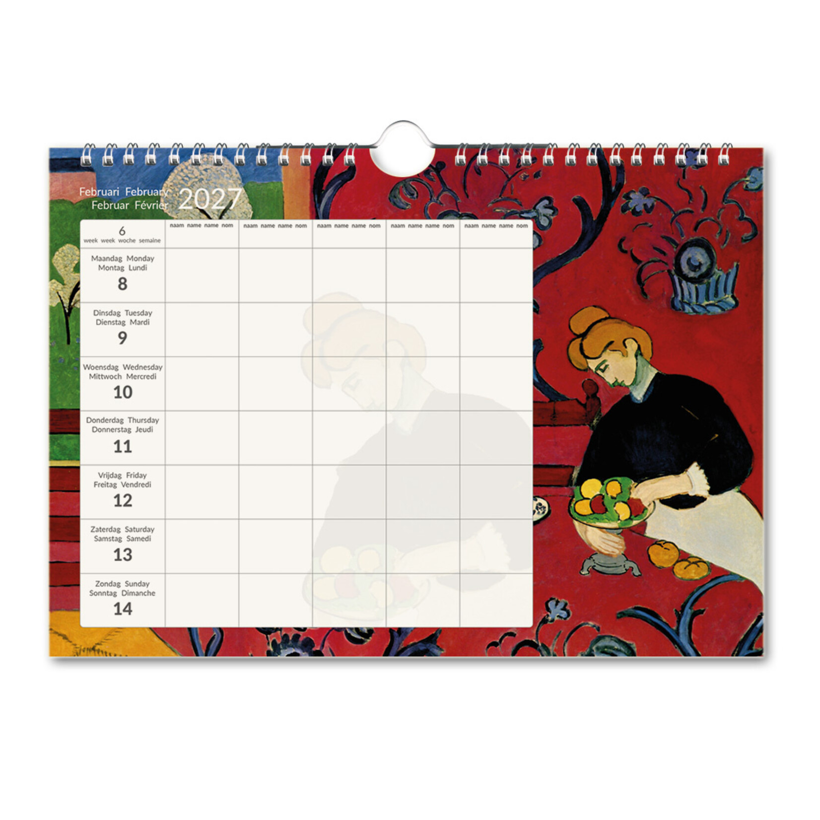Henri Matisse familie planner 2027
