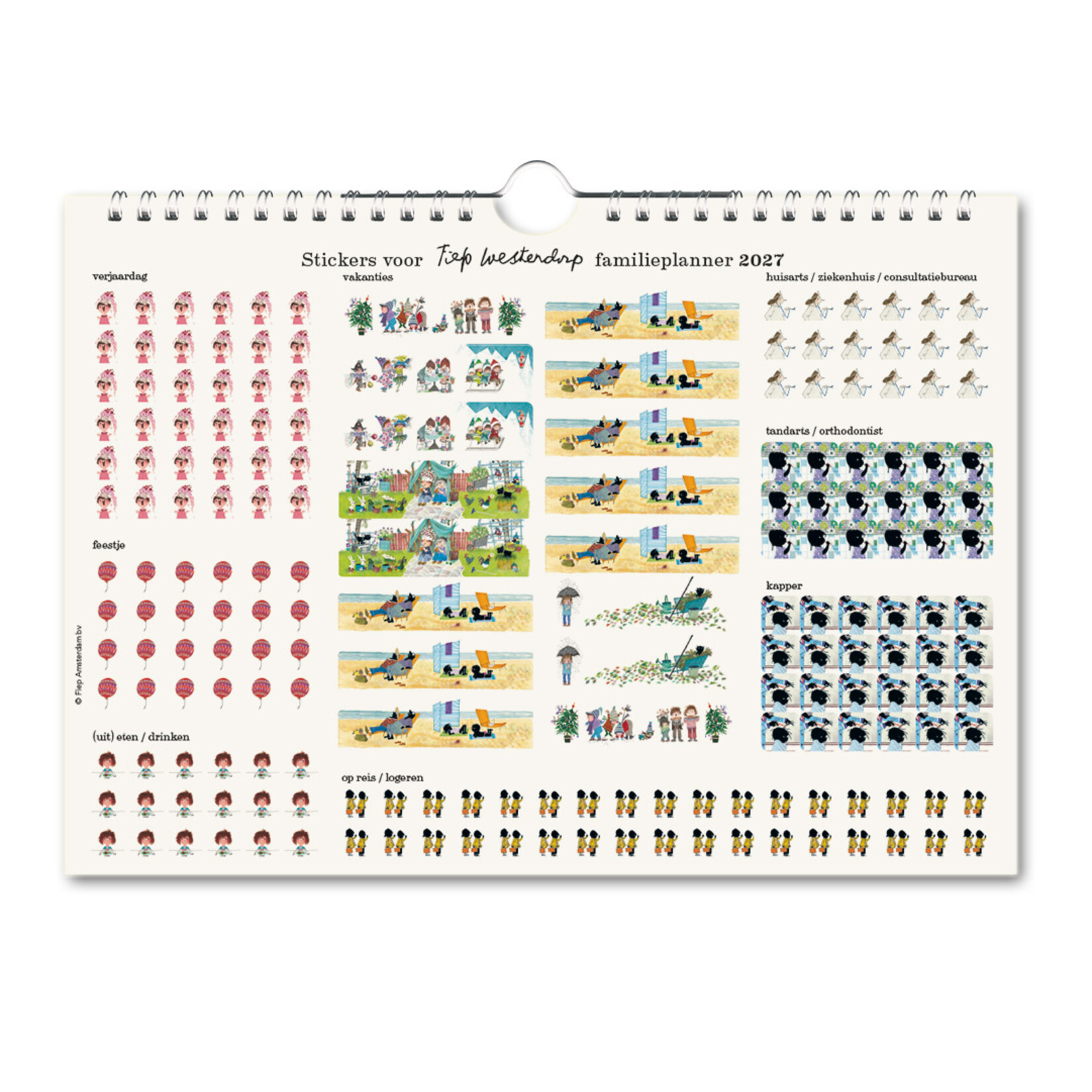 Fiep Westendorp familie planner 2027