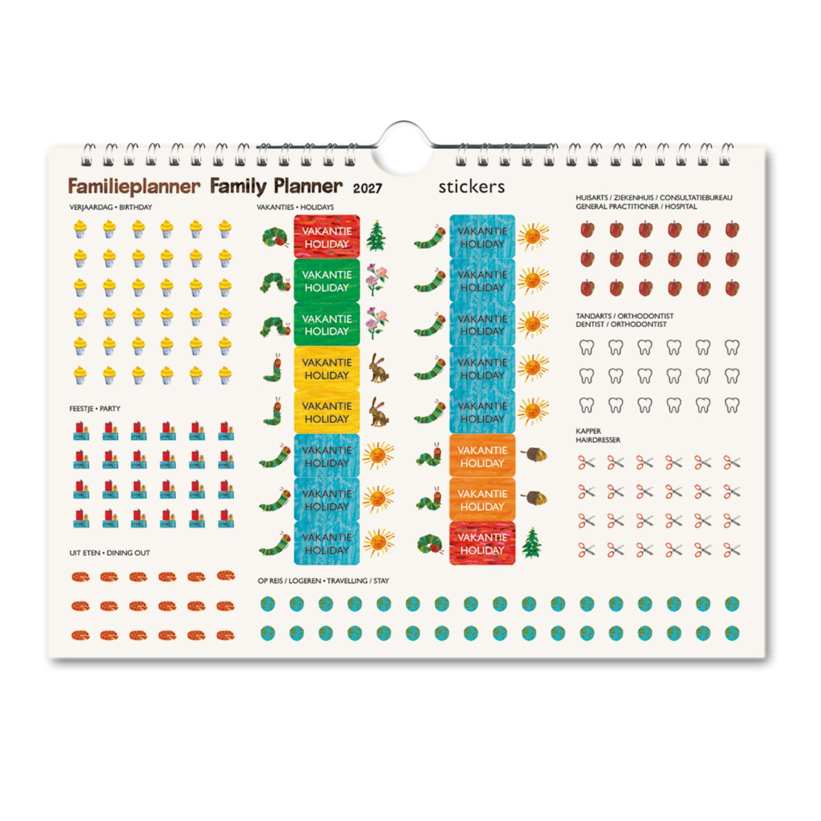 Rupsje Nooitgenoeg familie planner 2027