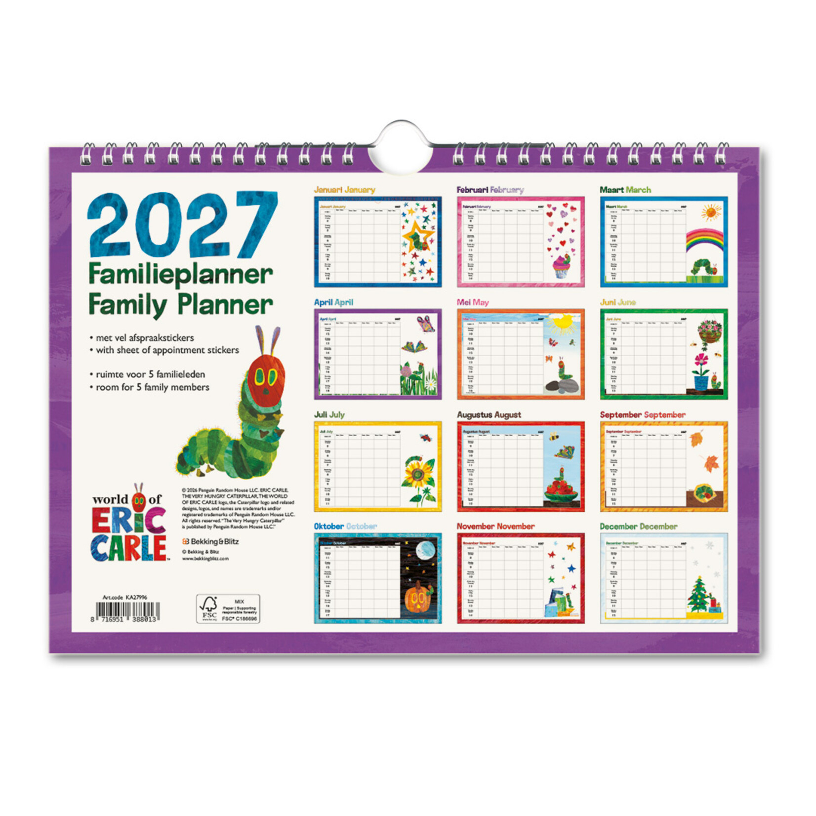 Rupsje Nooitgenoeg familie planner 2027