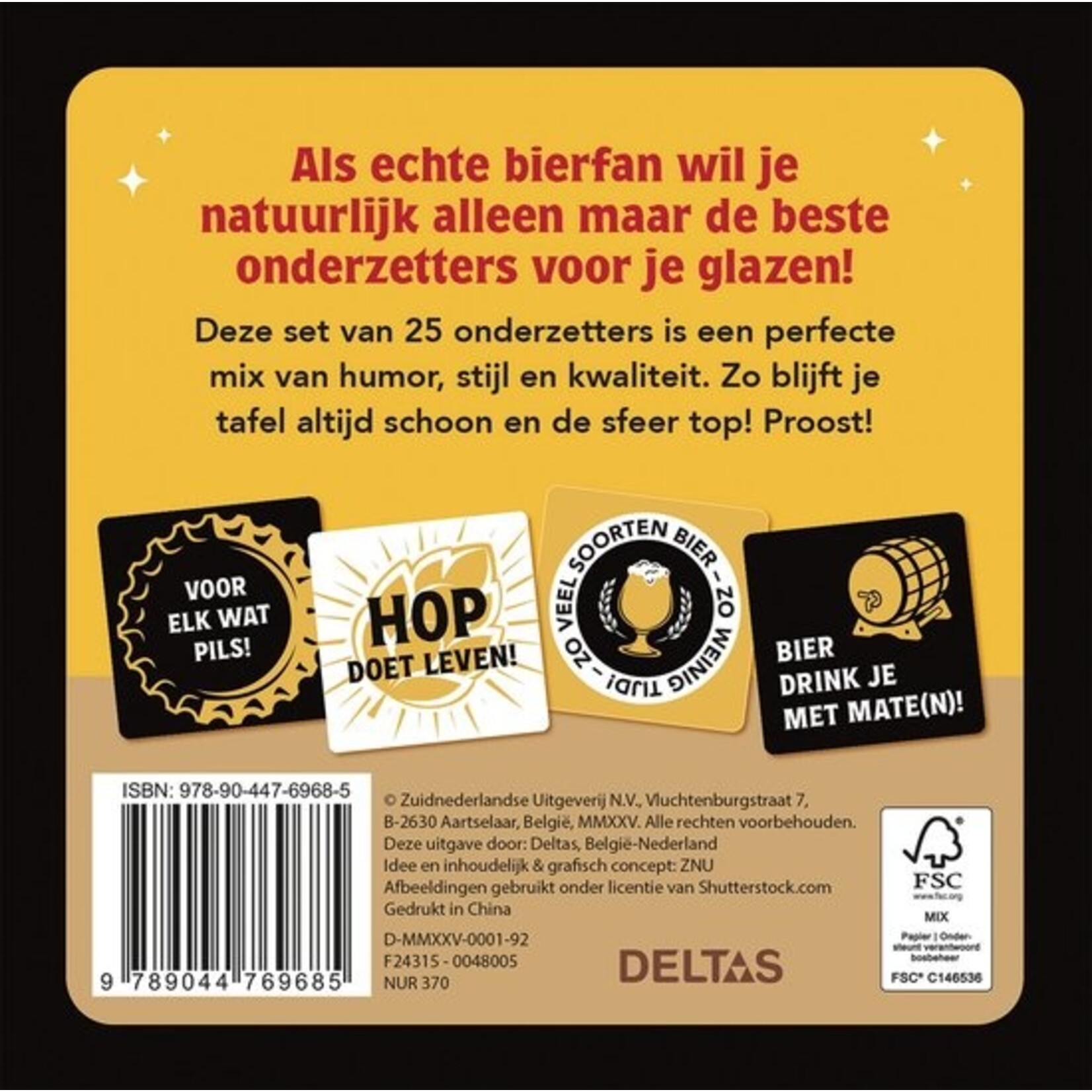 Don't worry BIER happy! 25 onderzetters