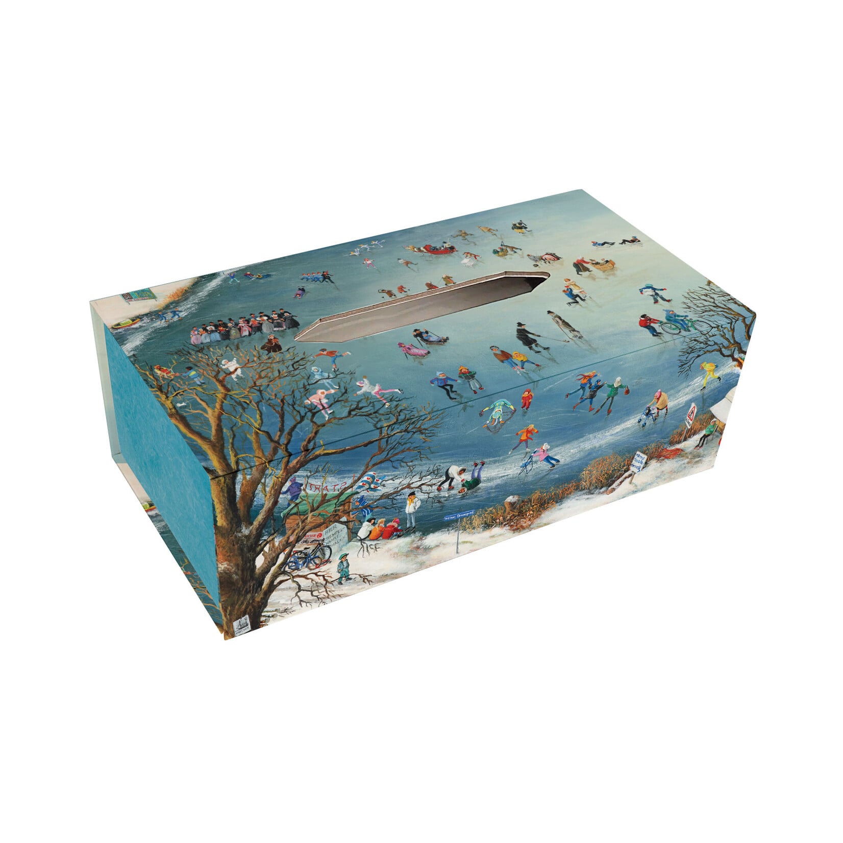 Tissuebox houder: Winter, Charlotte Dematons