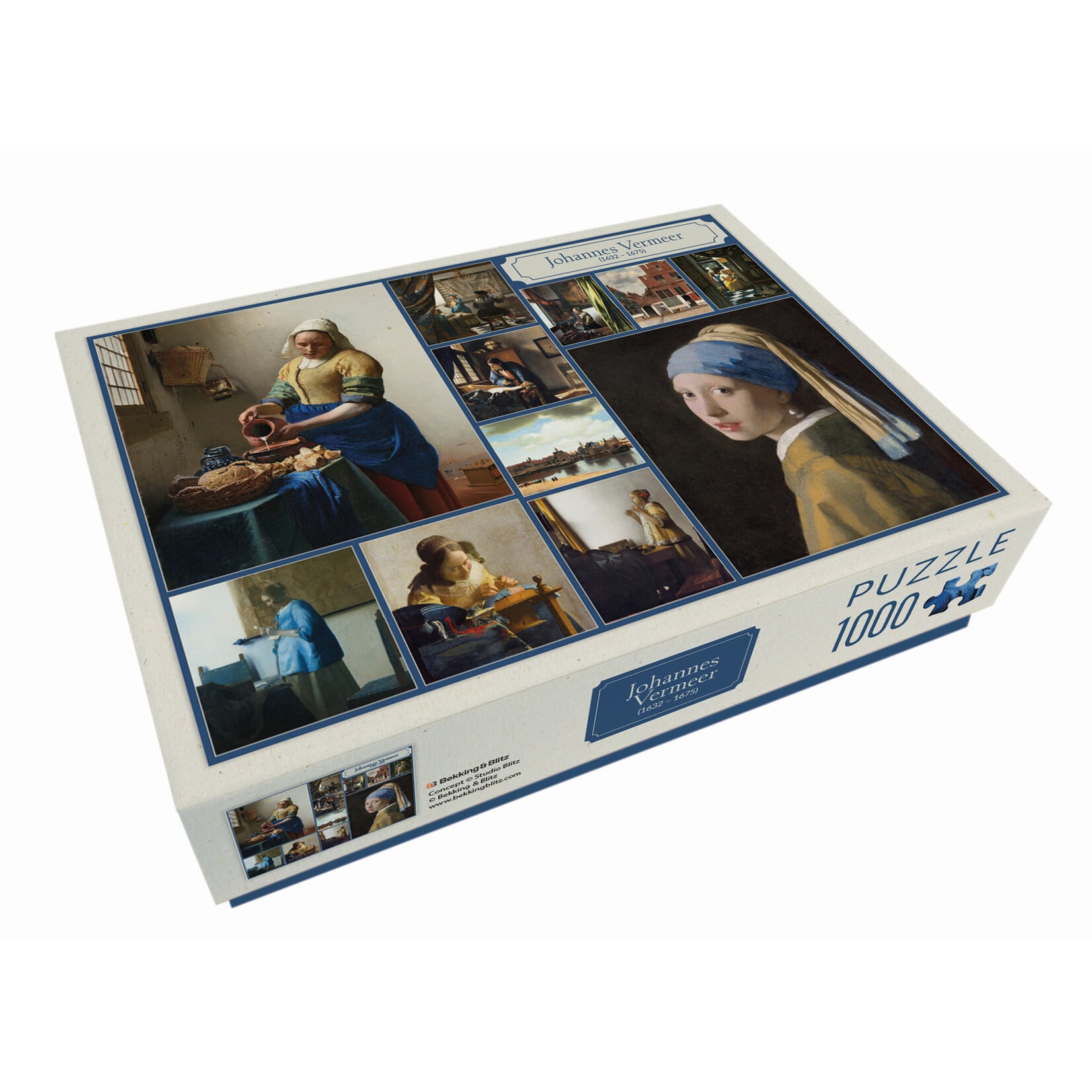 Puzzel (1.000 stukjes): Collage, Johannes Vermeer