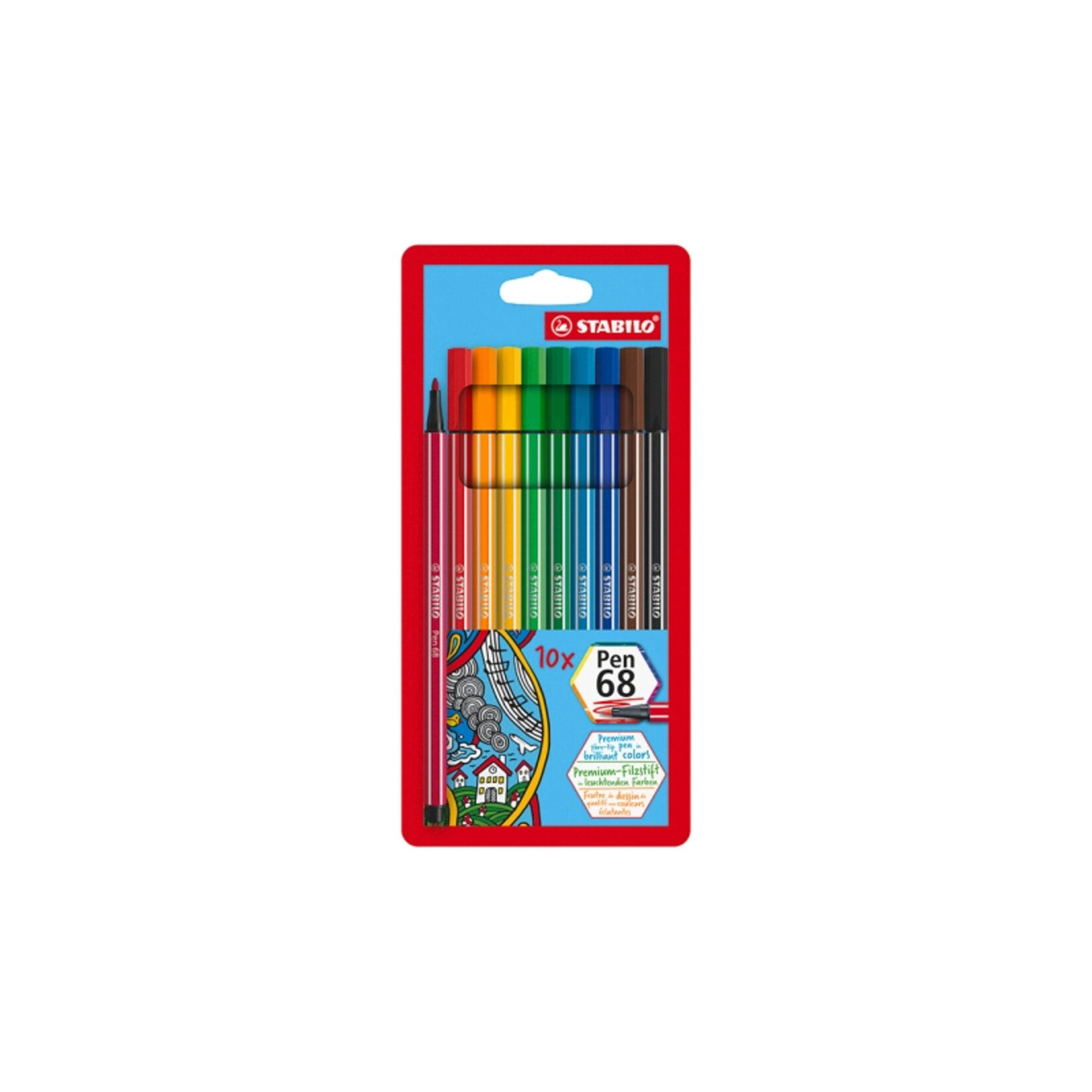 Stabilo Pen 68 10 stuks