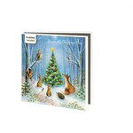 Kaartenmapje met env, vierkant: Under the Christmas Tree, Ileana Oakley
