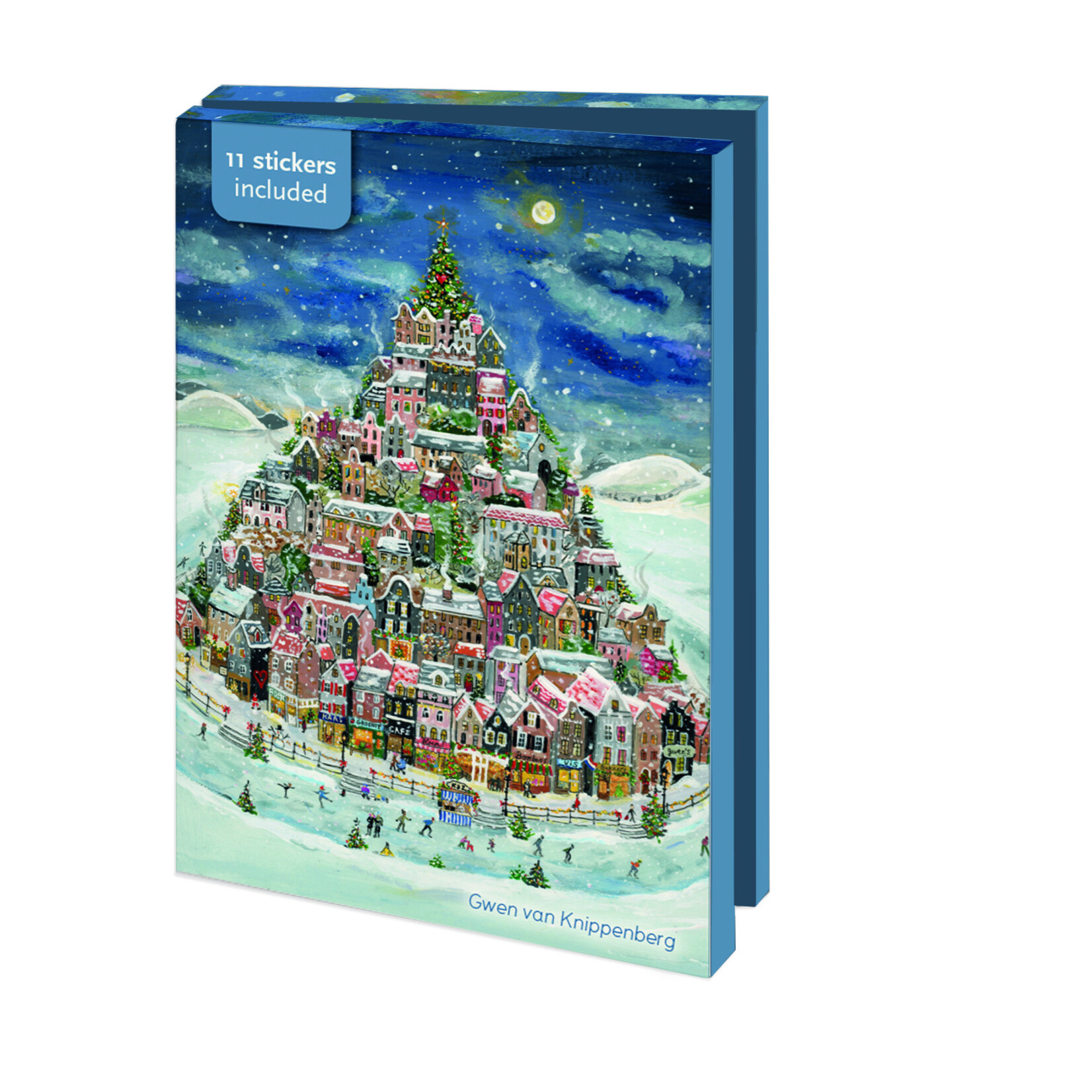 Kaartenmapje met env, klein: Kerst, Gwen van Knippenberg