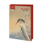 Kaartenmapje met env, groot: Birds in the snow, Ohara Koson