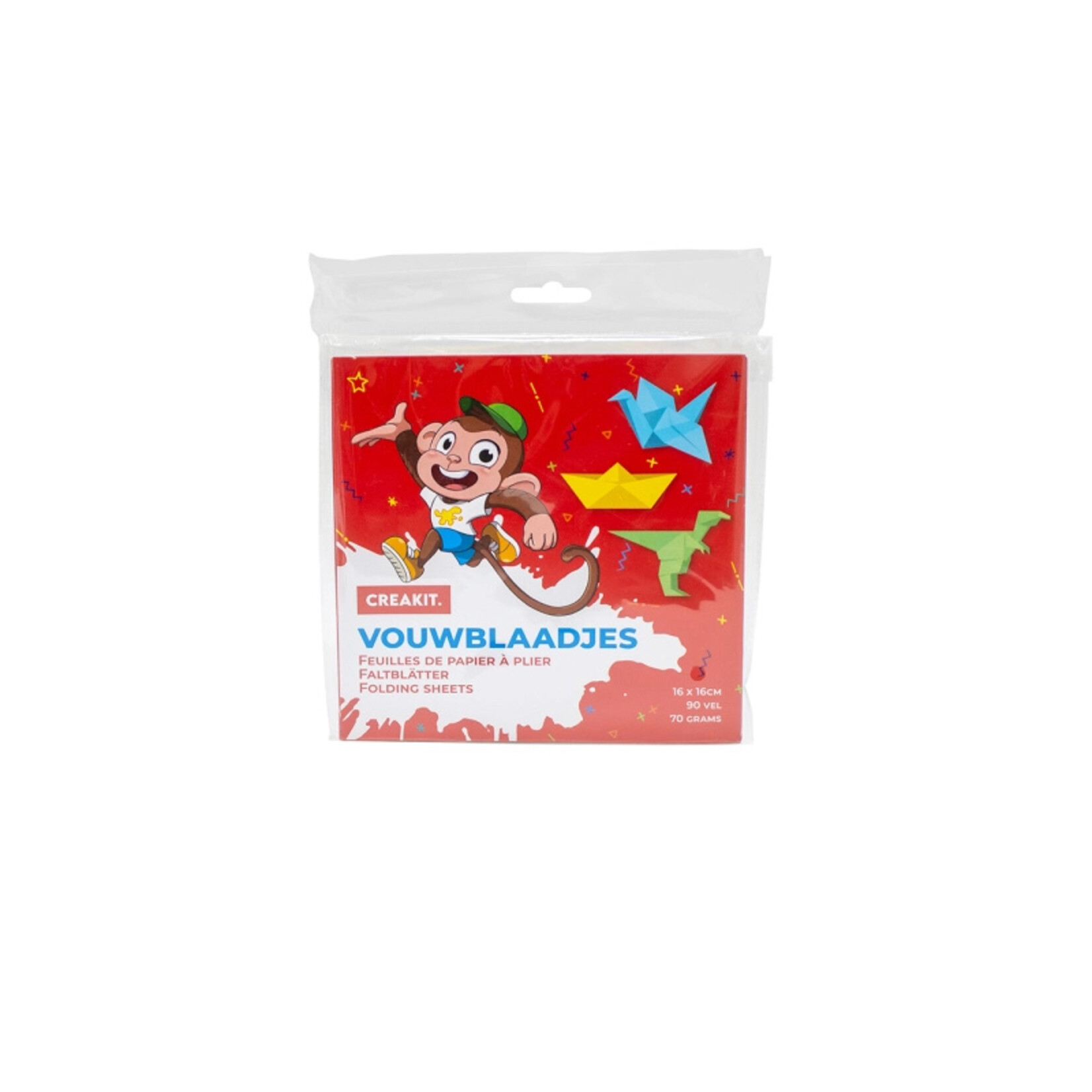 Vouwblaadjes 16x16cm KIDS