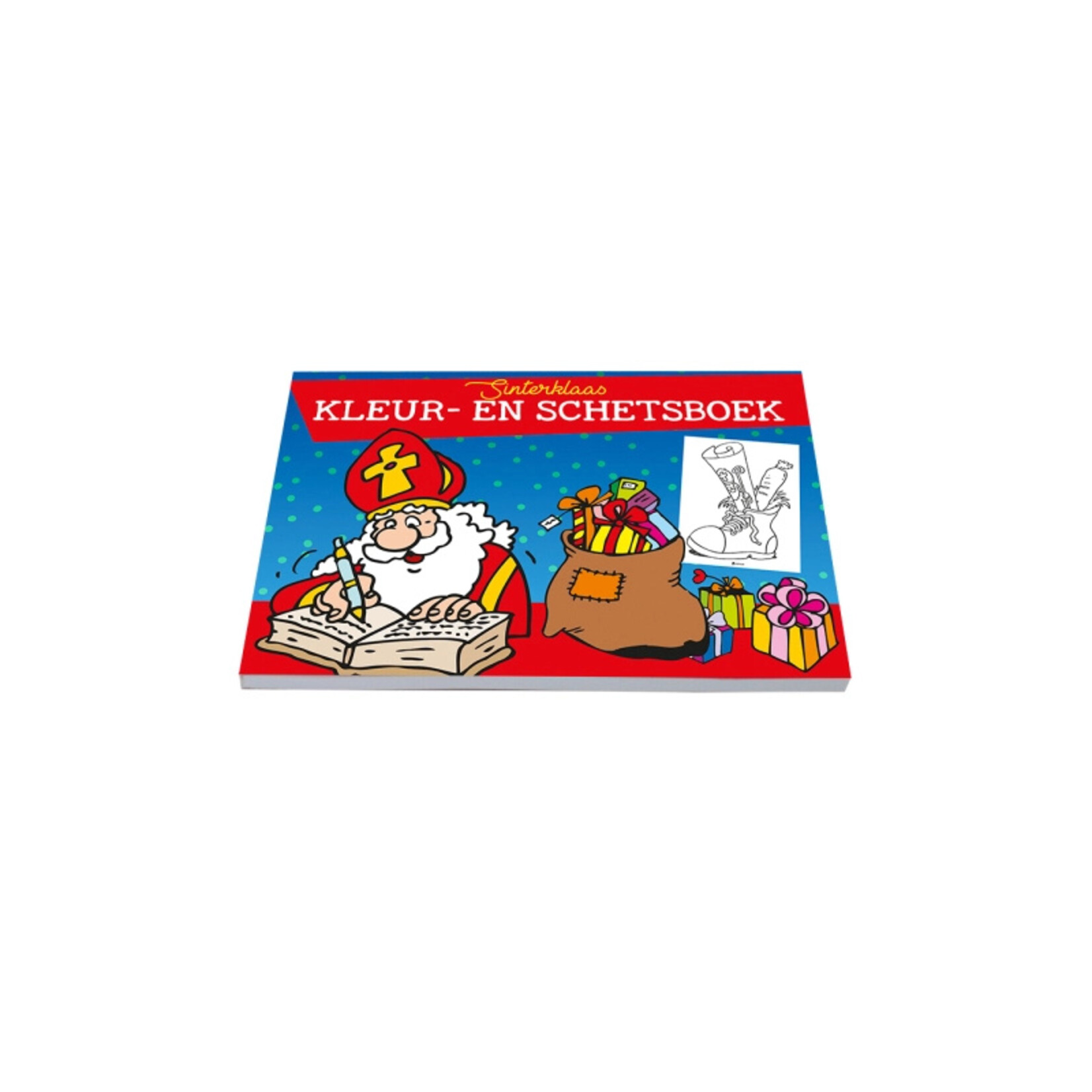 Kleur-/tekenblok A4 Sinterklaas