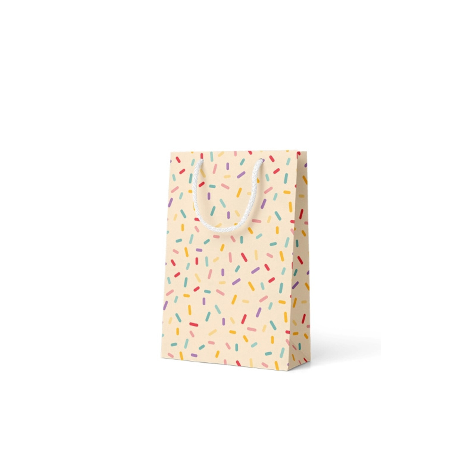 Geschenktas Confetti peach M
