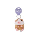 KENJI KEYRING FLUFFY GUINEA PIG BROWN