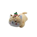 KENJI PLUCHE FLUFFY TAN STRAWBERRY CAT