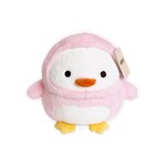 KENJI PLUCHE FLUFFY PENGUIN PINK