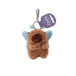 KENJI KEYRING FLUFFY BUTTERFLY CAPYBARA BLUE