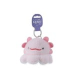 KENJI KEYRING FLUFFY REVERSIBLE ANIMAL AXOLOTL