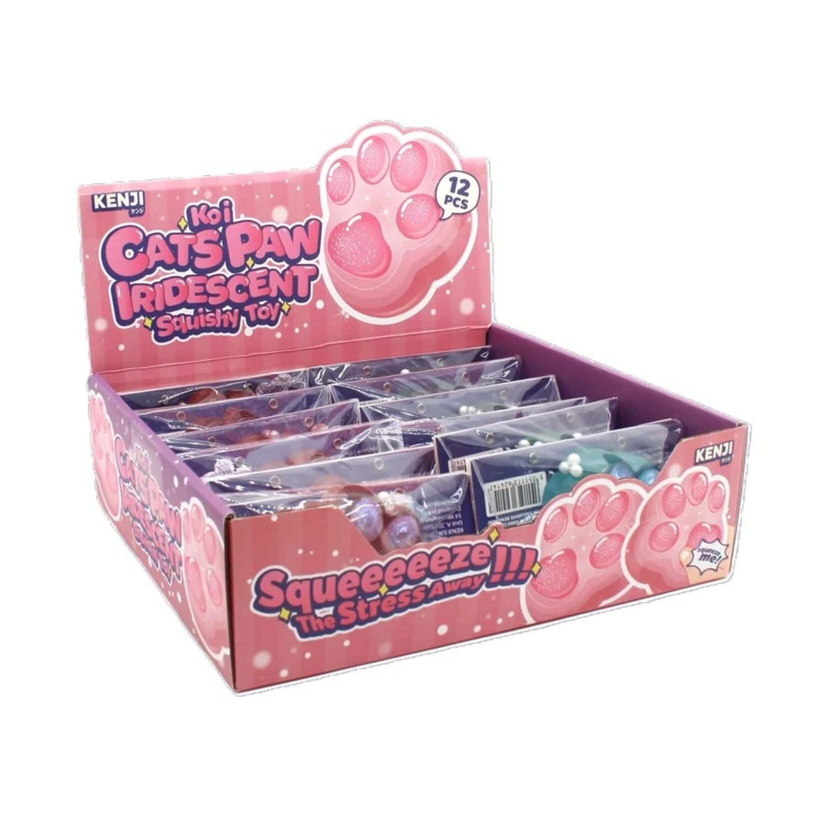 KENJI KOI SQUISHY BALL - CATS PAW IRIDESCENT