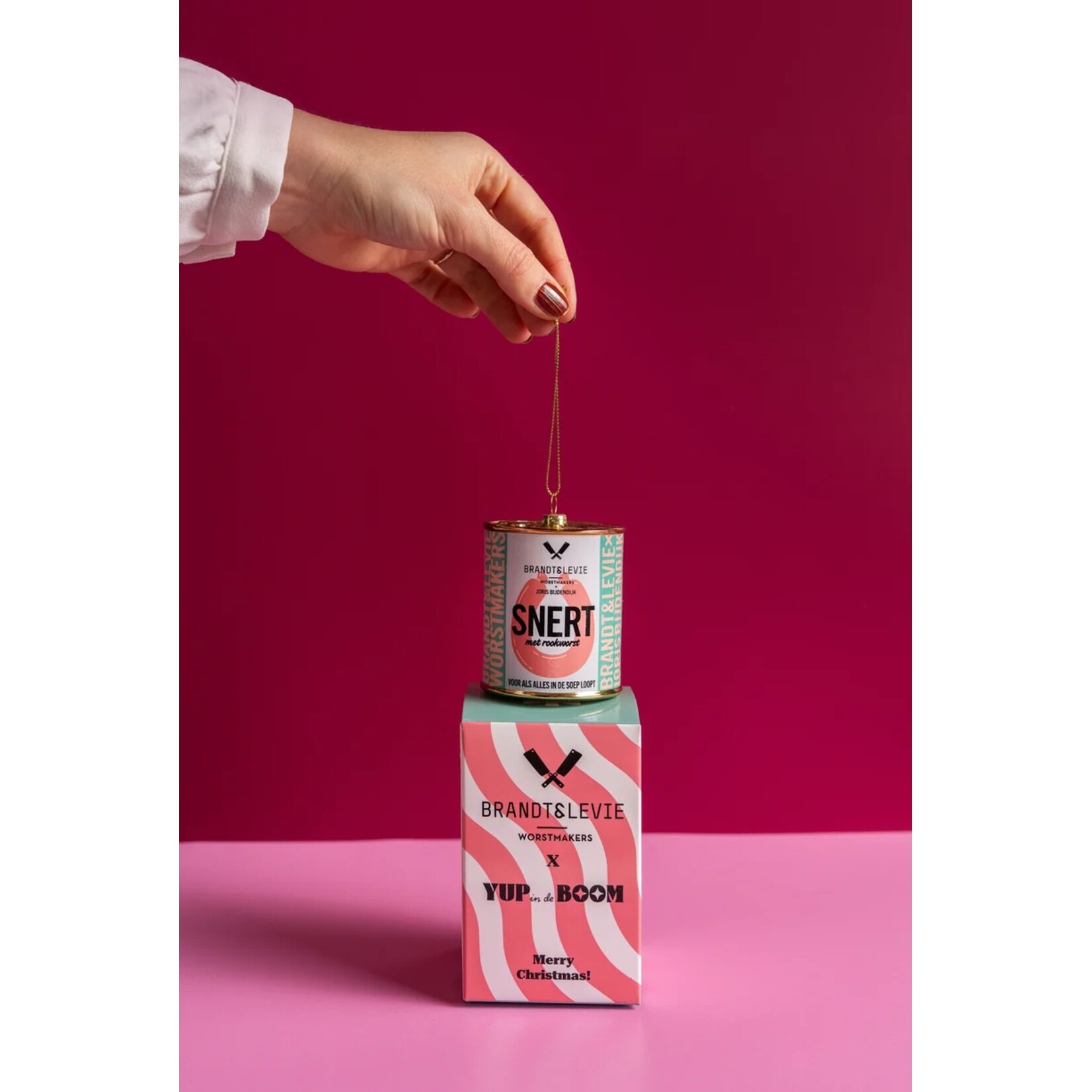 Yup in de boom Brandt & Levie SNERT kerstornament