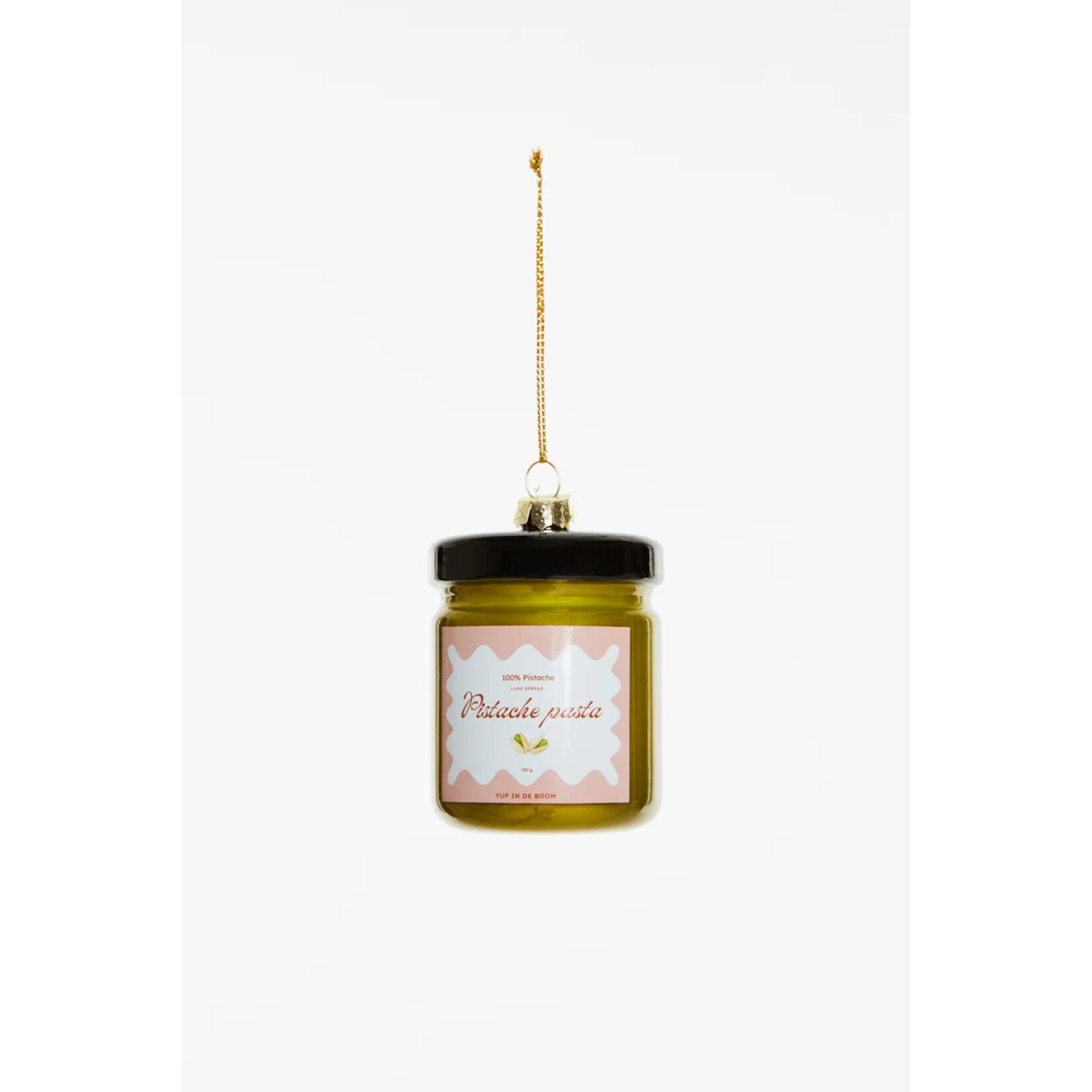 Yup in de boom Pistache pasta Kerstornament