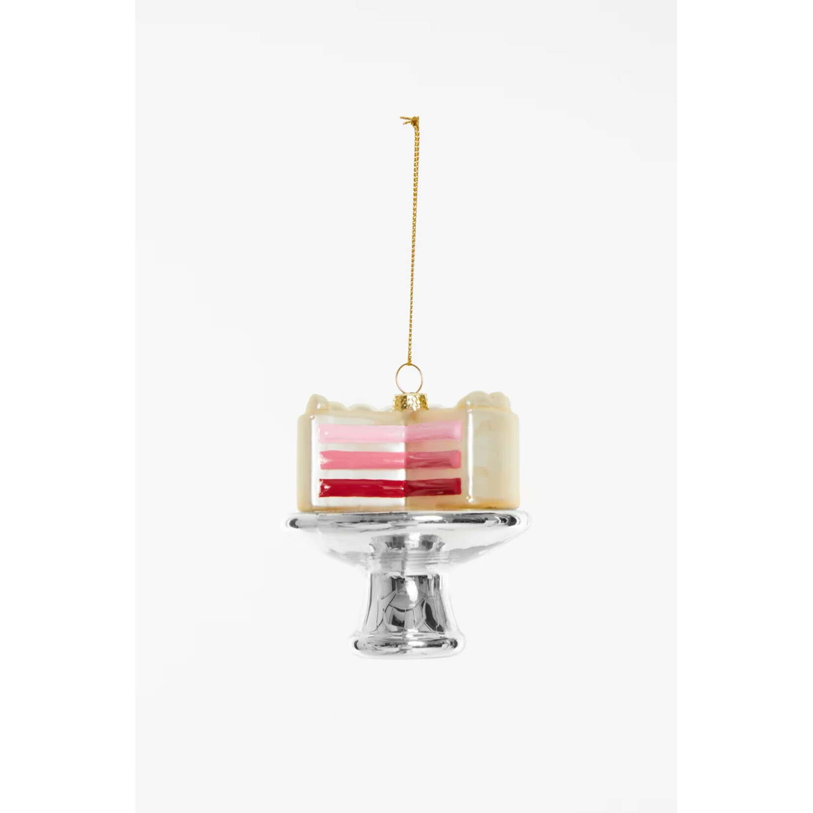 Yup in de boom Gender reveal taart roze Kerstornament